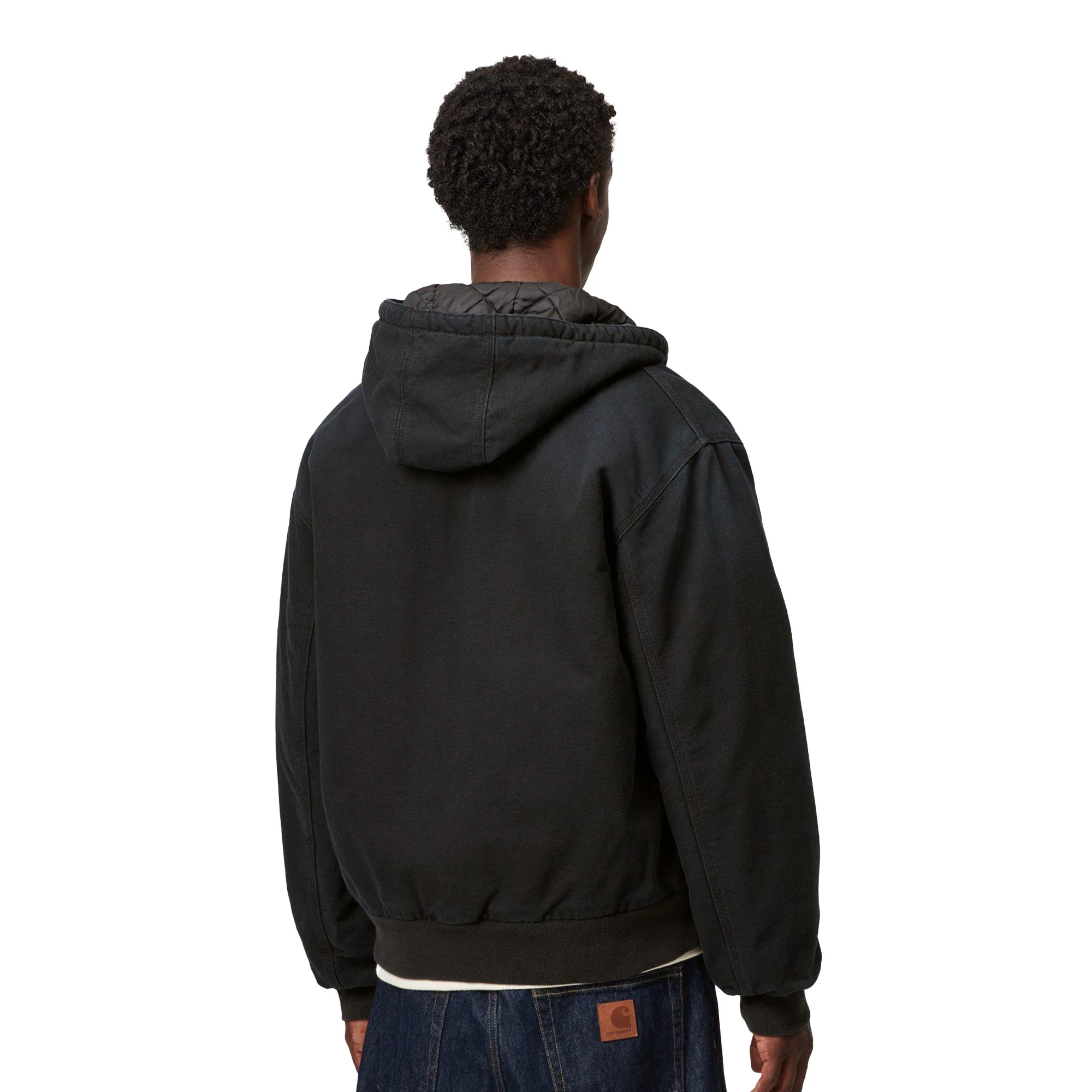 Carhartt WIP OG Active Jacket Black stone canvas - Image 2