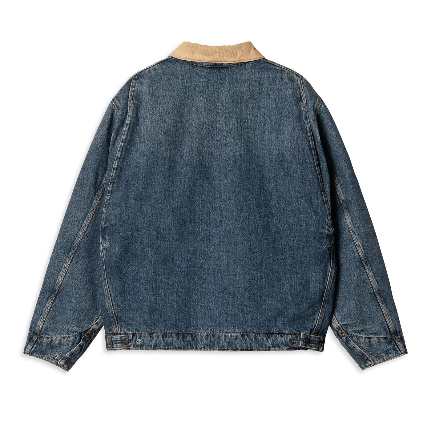 Carhartt WIP OG Detroit Jacket Blue/Dusty Hamilton Brown - Image 2