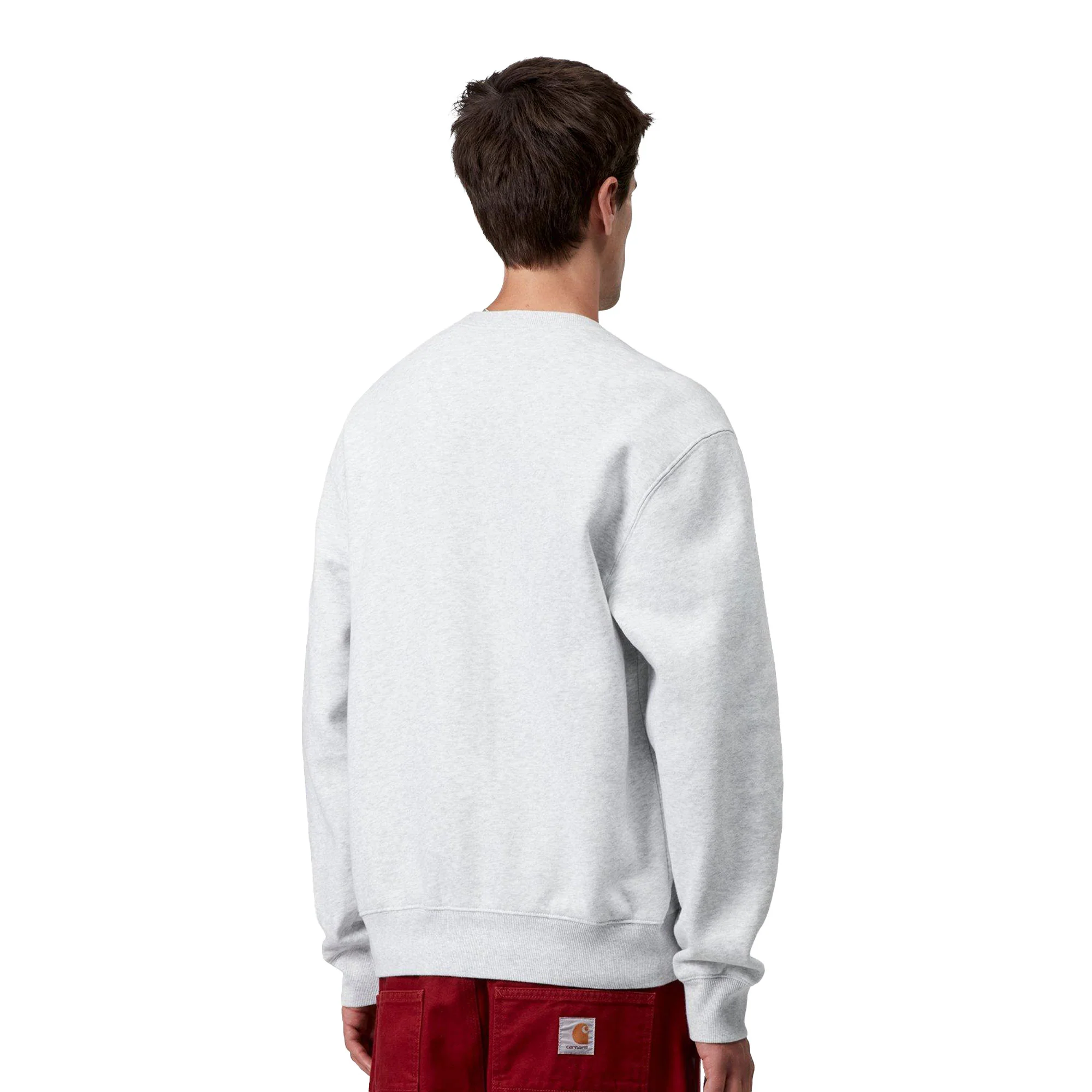 Carhartt WIP Schooling Sweat Ash Heather - Image 2