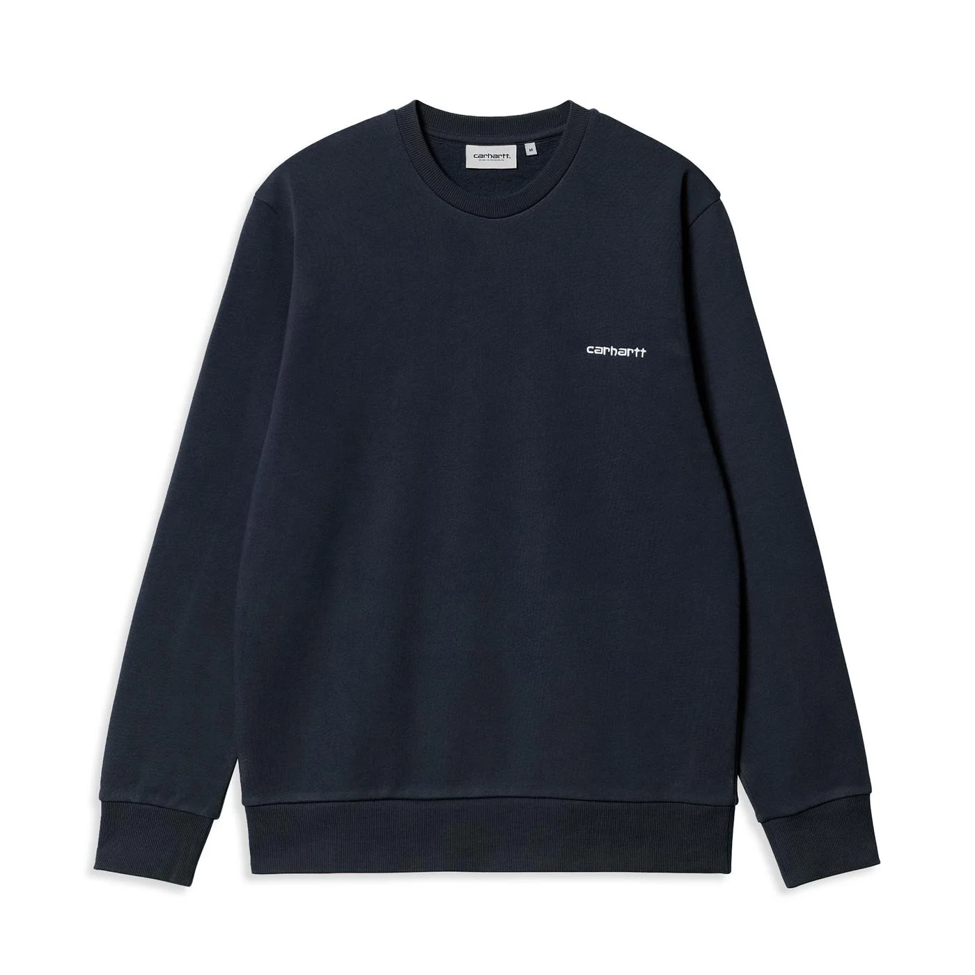 Carhartt WIP Script Embroidery Sweat Atom Blue/White
