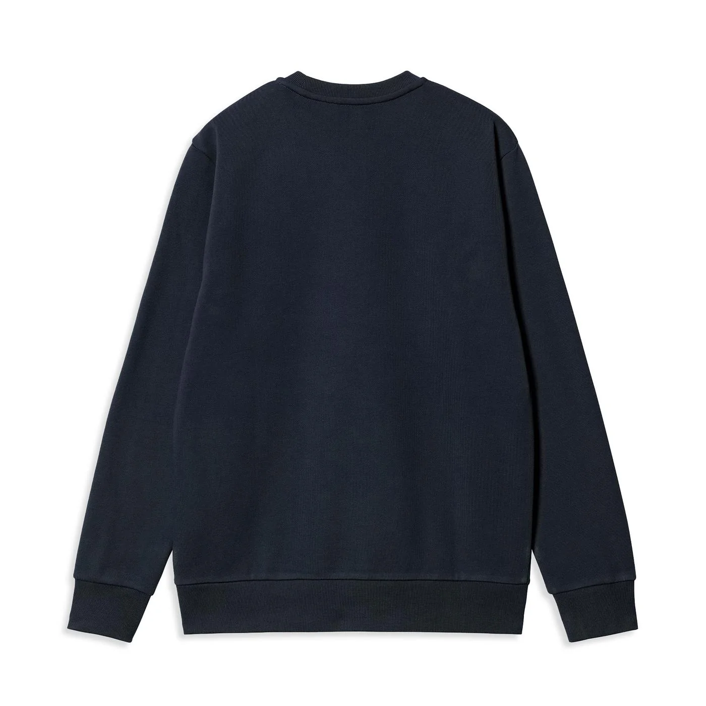 Carhartt WIP Script Embroidery Sweat Atom Blue/White - Image 2