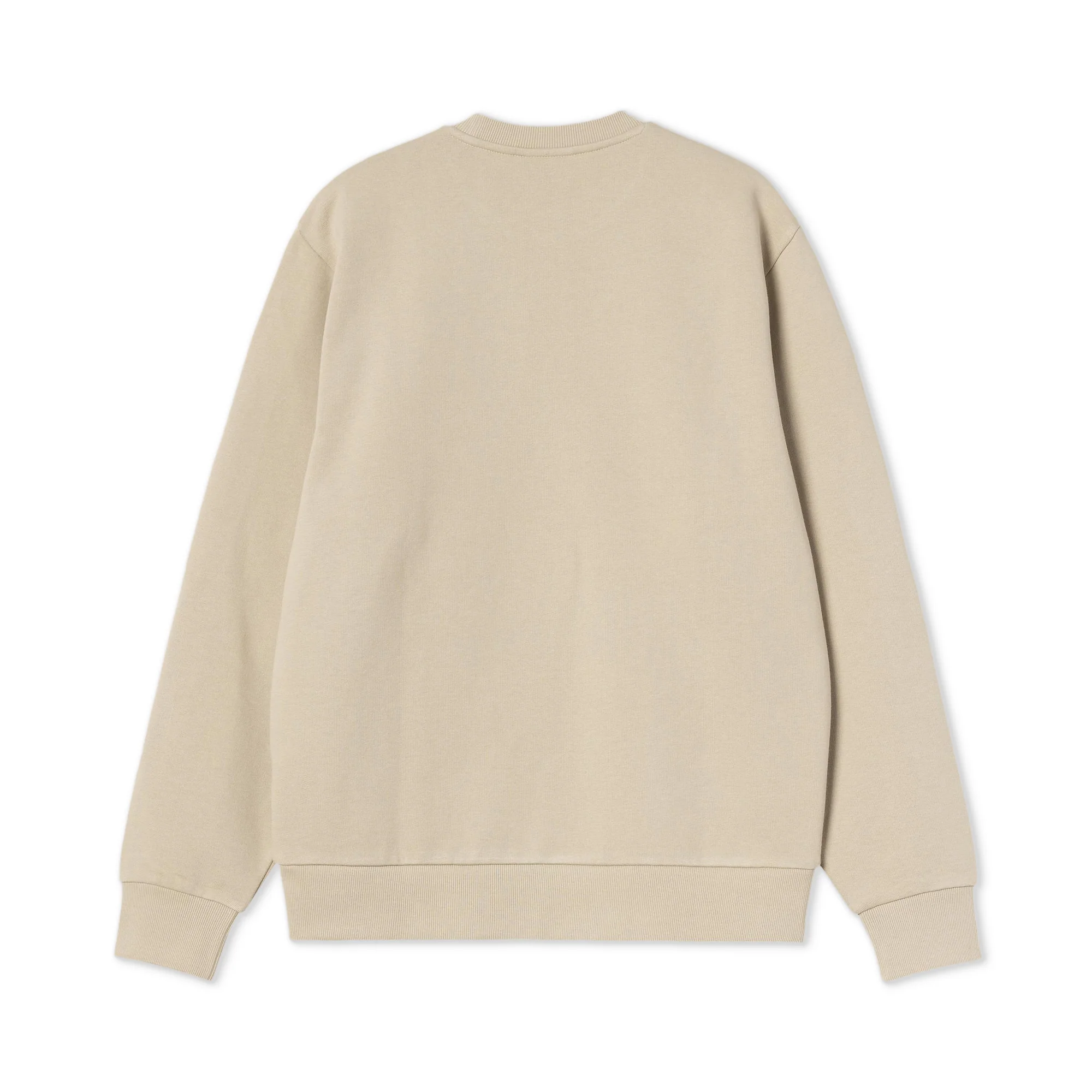 Carhartt WIP Script Embroidery Sweat Barchan/White - Image 2