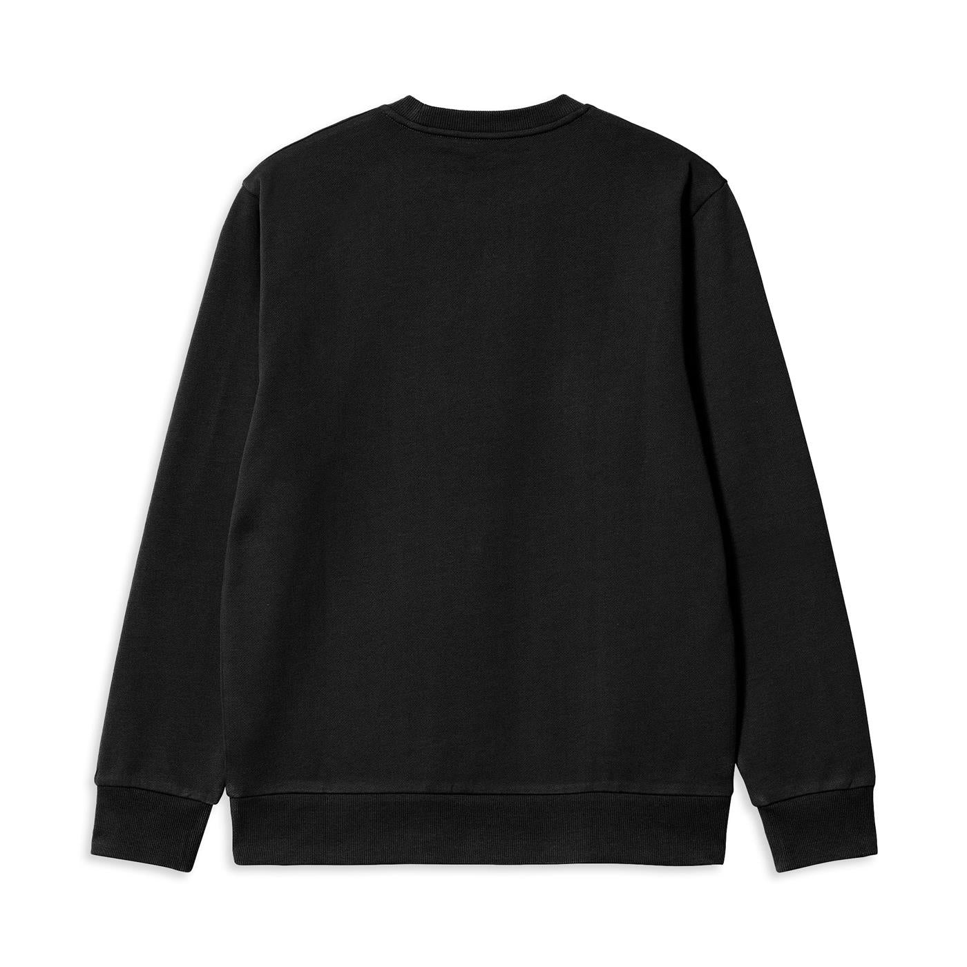 Carhartt WIP Script Embroidery Sweat Black/White - Image 2