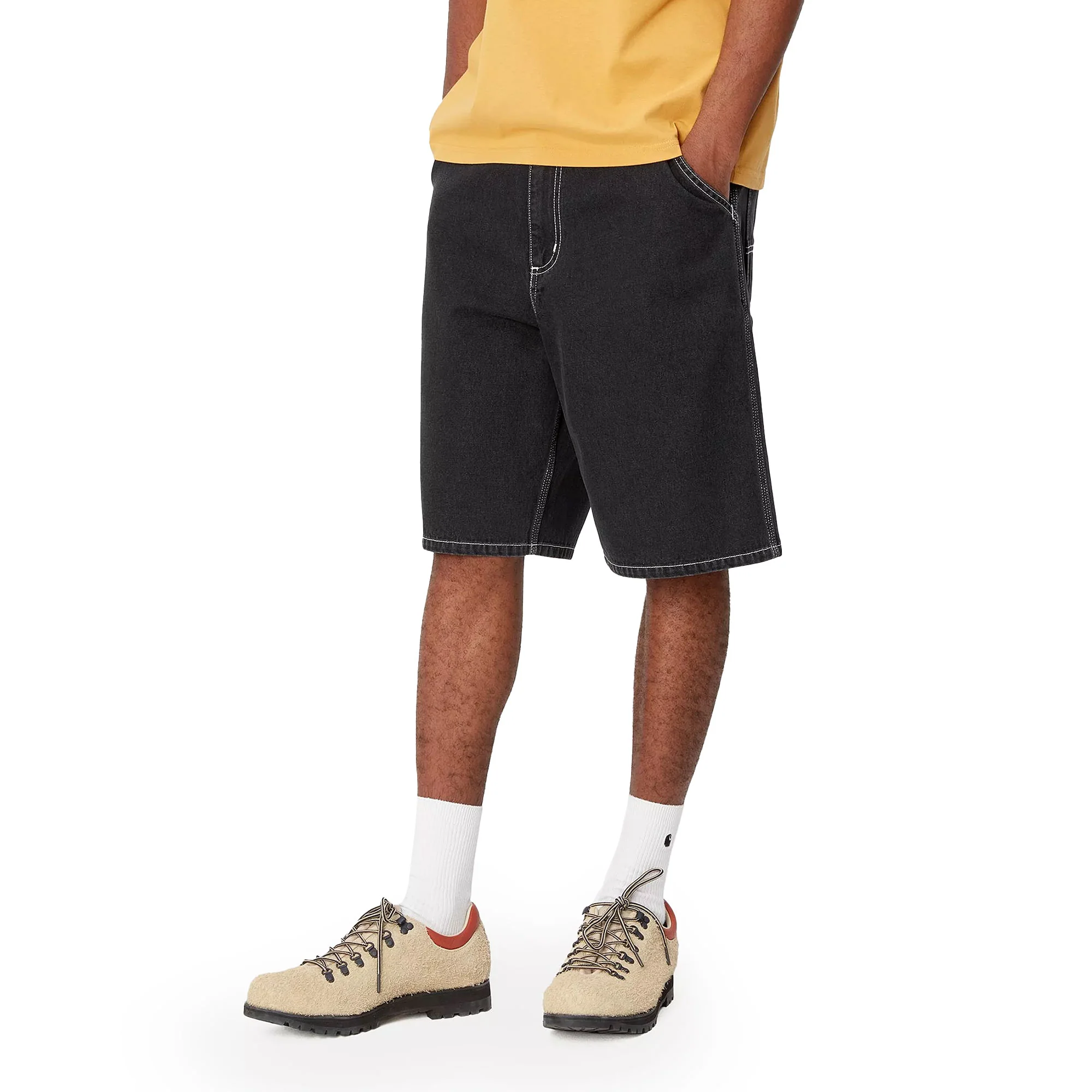 Carhartt WIP Simple Short Black stone washed - Image 3