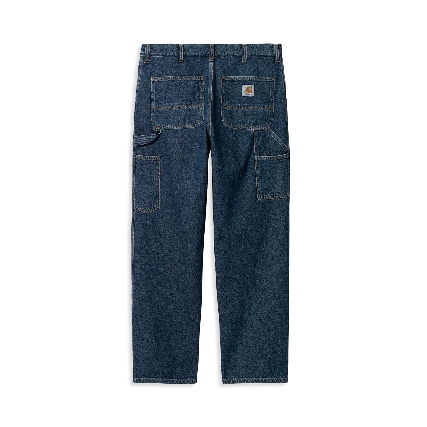 Carhartt WIP Single Knee Pant Blue Stone Washed - Image 2