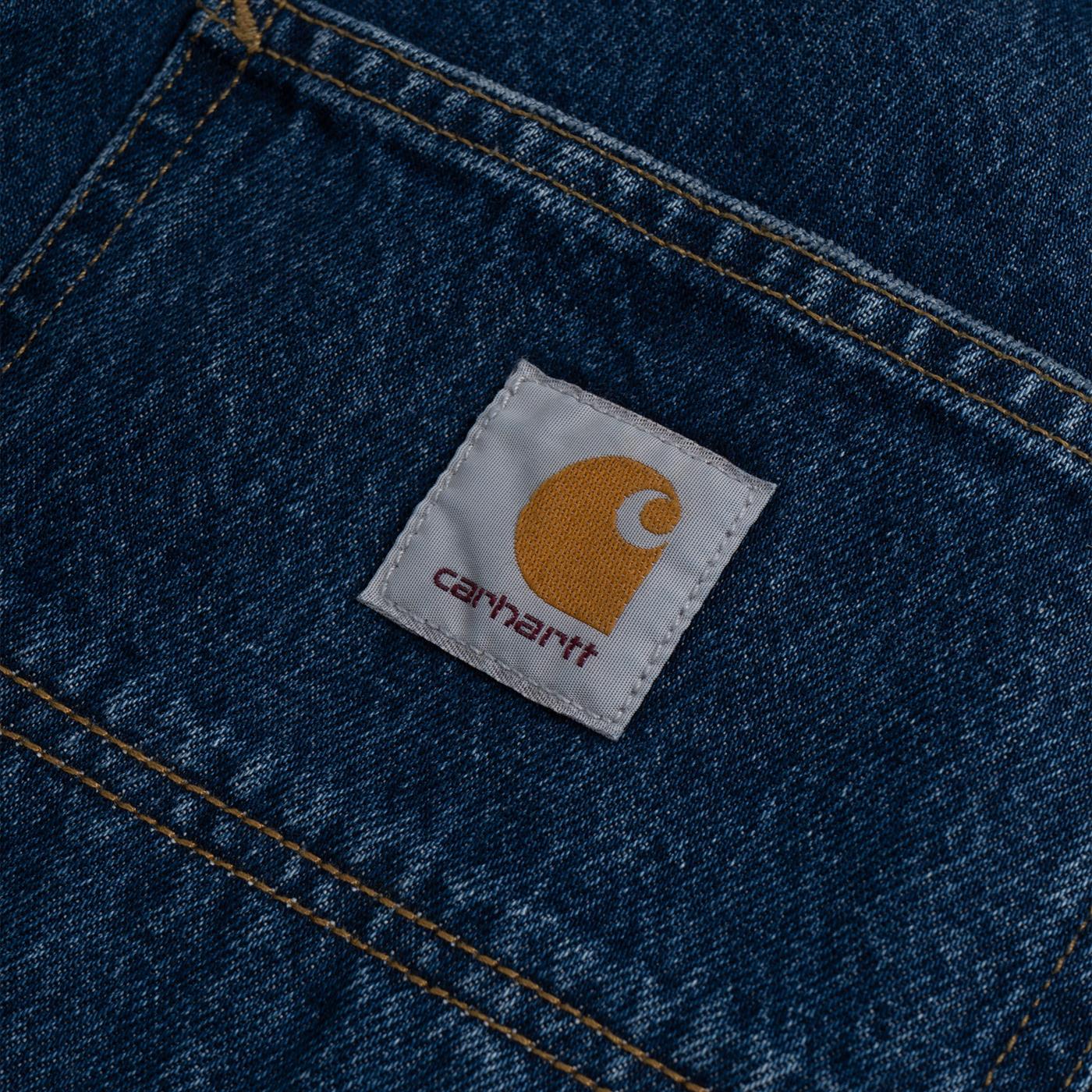 Carhartt WIP Single Knee Pant Blue Stone Washed - Image 4