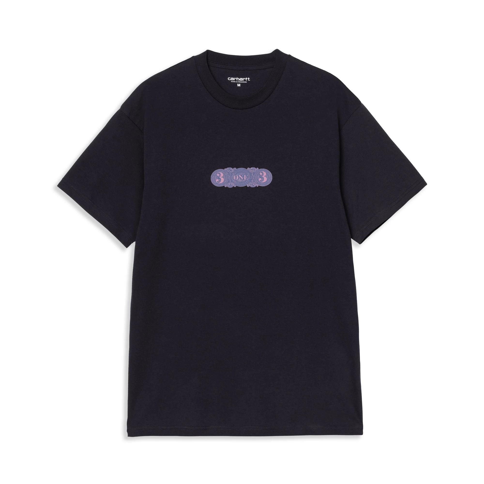 Carhartt WIP S/S 3 One 3 T-Shirt Deep Night - Image 2