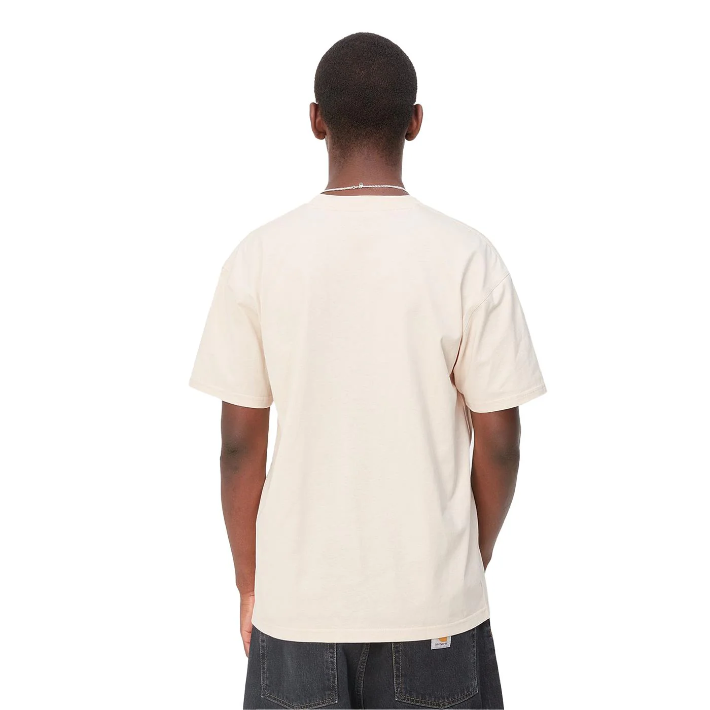 Carhartt WIP S/S American Script T-Shirt Natural - Image 2