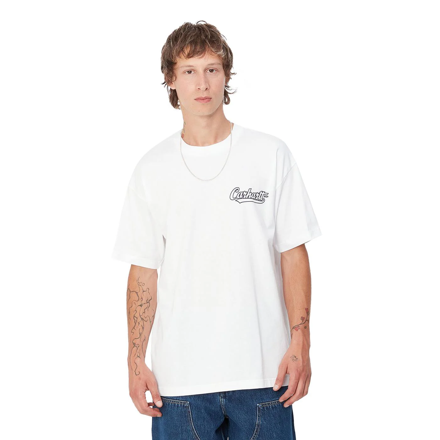 Carhartt WIP S/S Archivo T-Shirt White - Image 2