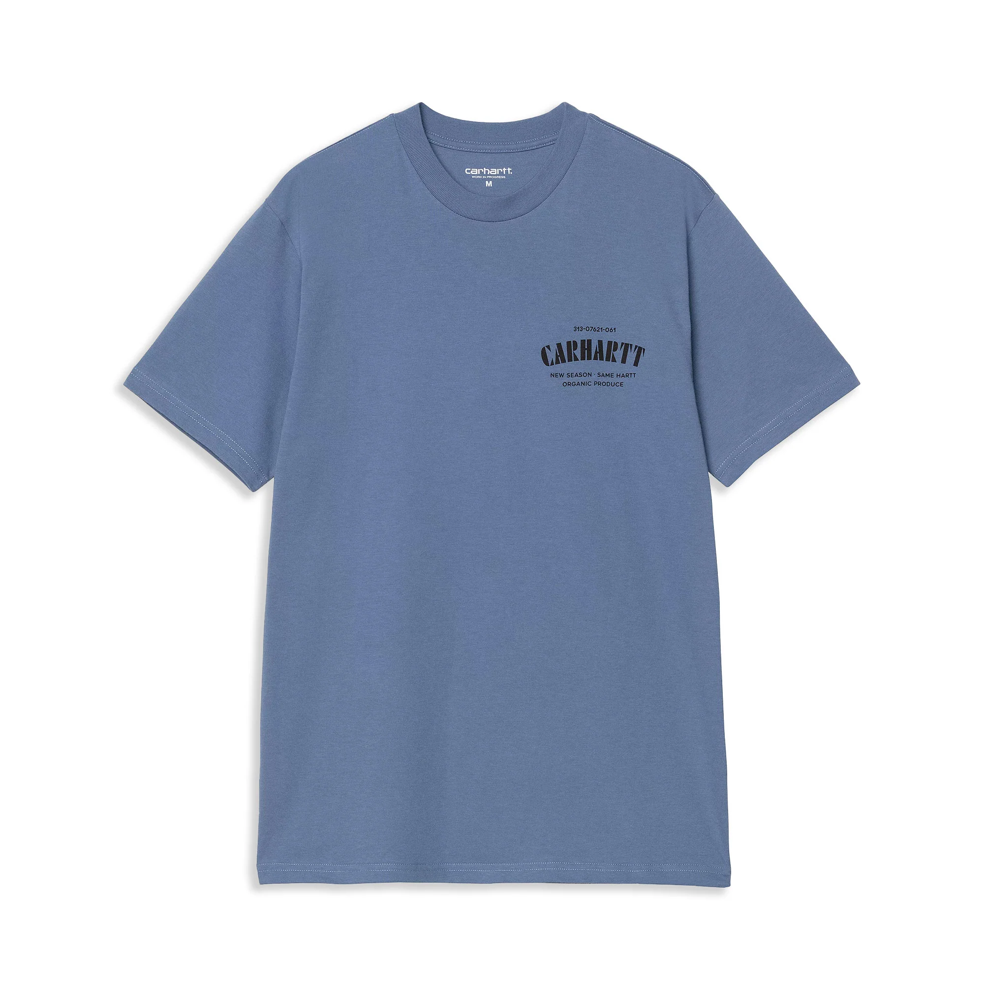 Carhartt WIP S/S Catalogue C Logo T-Shirt Blue Iris - Image 2
