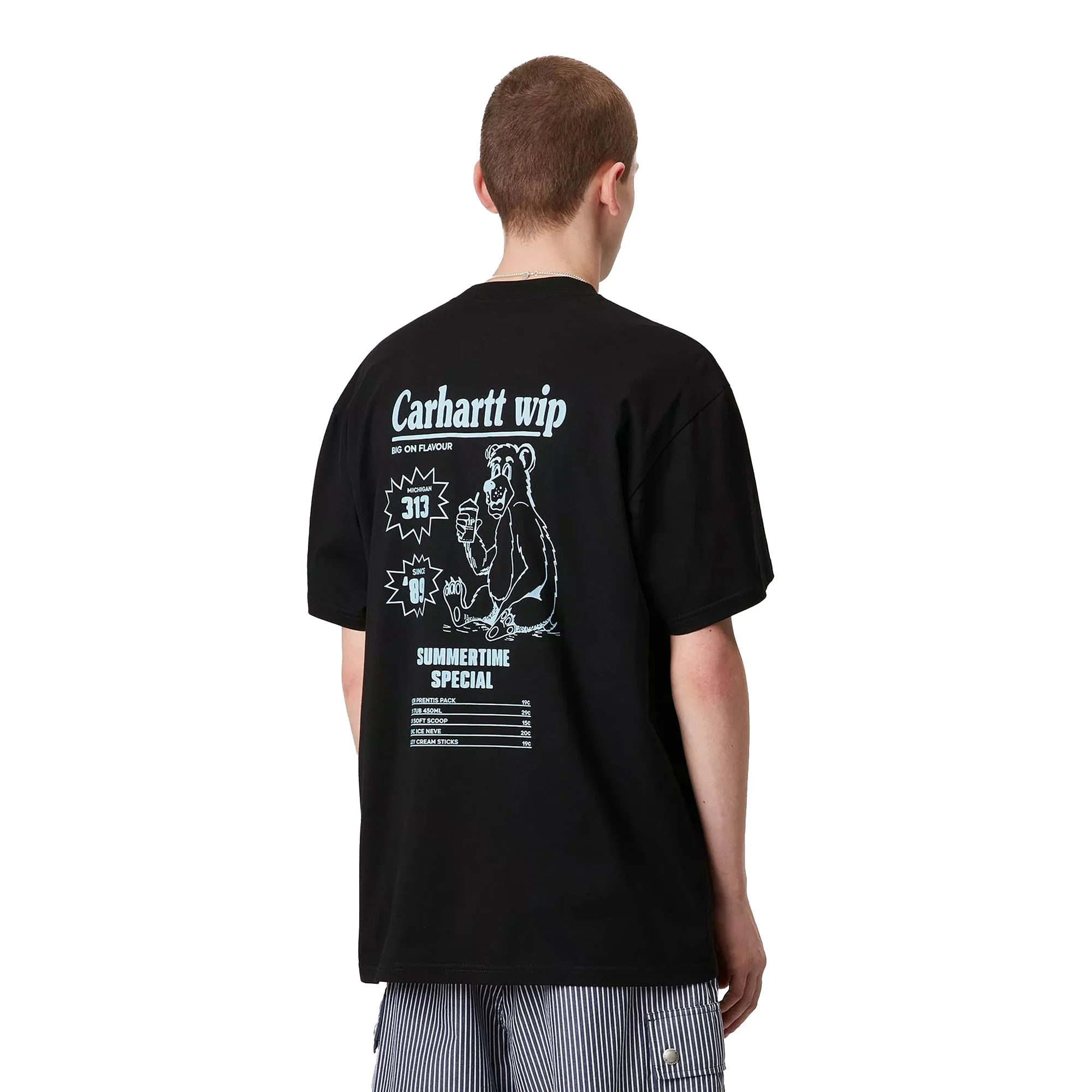 Carhartt WIP S/S Catalogue T-Shirt Black/Bluebird