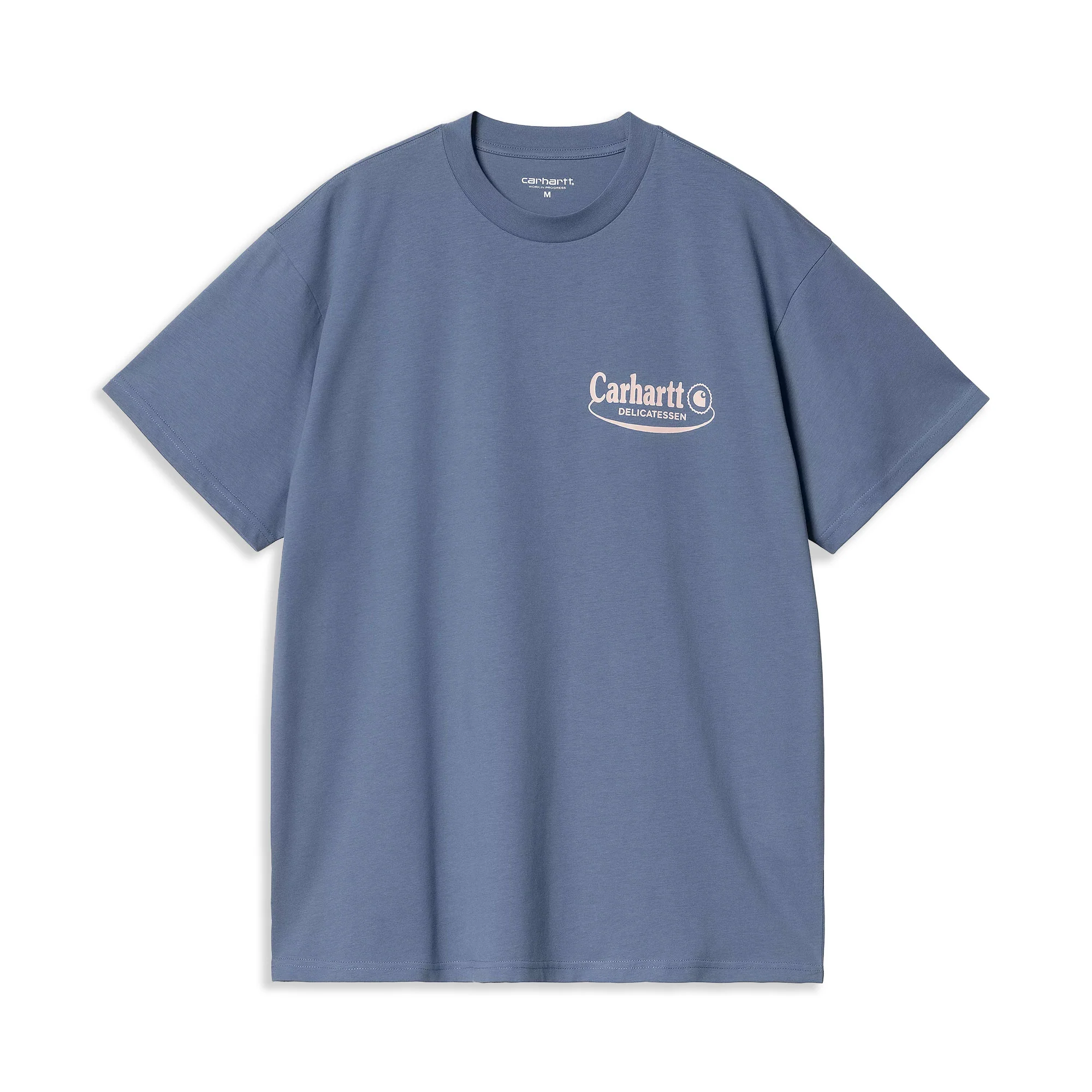 Carhartt WIP S/S Catalogue T-Shirt Blue Iris/Air Pink - Image 2