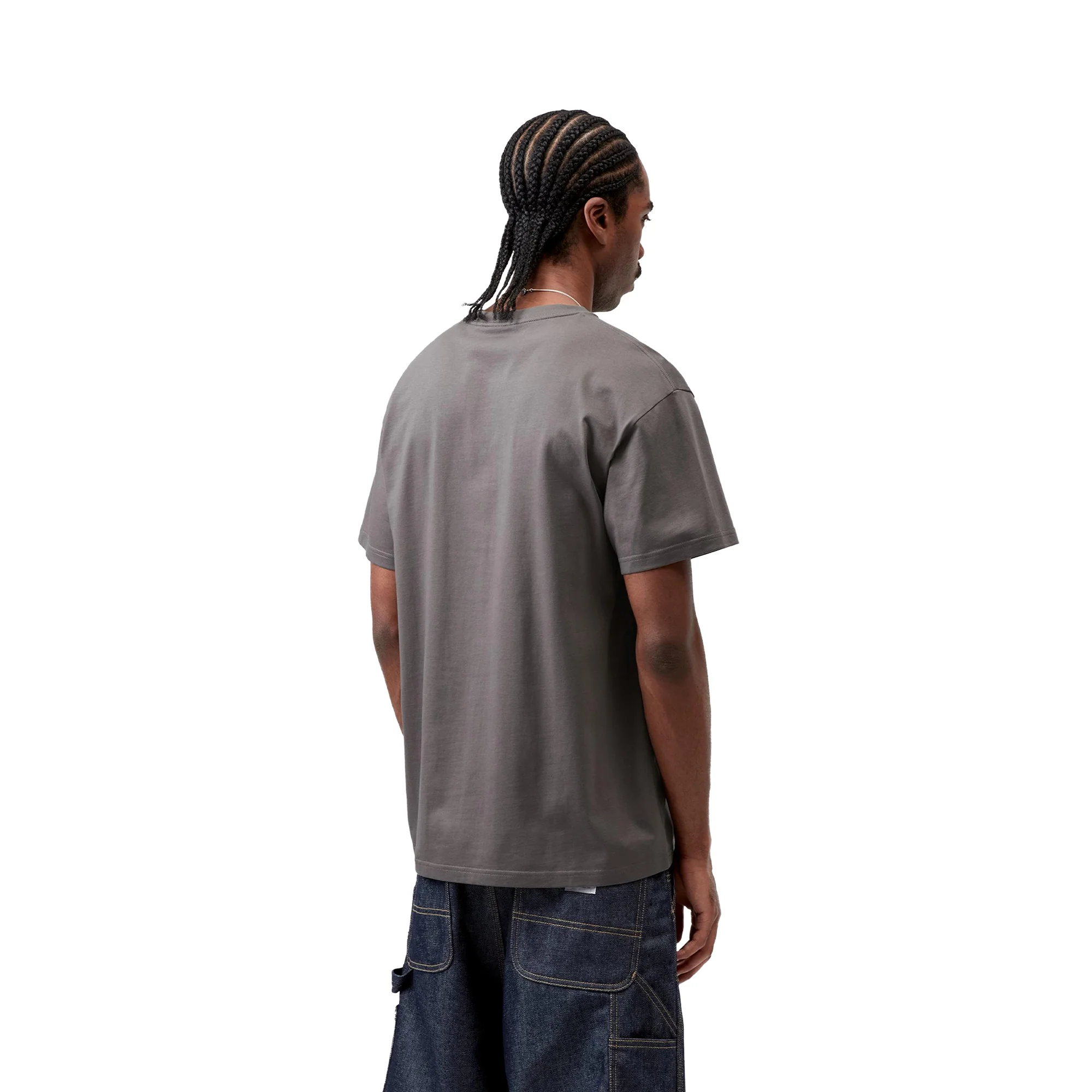 Carhartt WIP S/S Chase T-Shirt Porphyry/Gold - Image 2