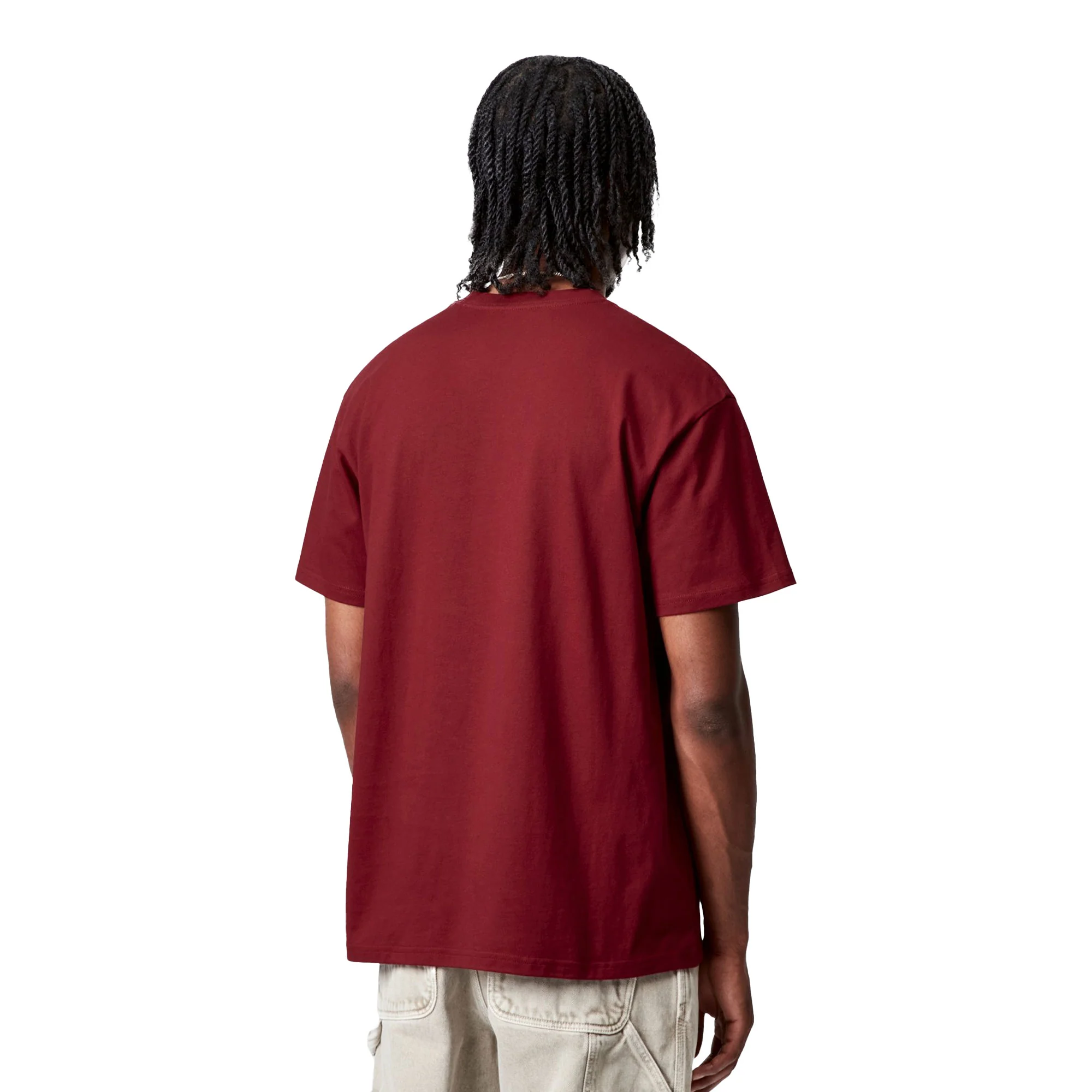 Carhartt WIP S/S Chase T-Shirt Scarlet/Gold - Image 2