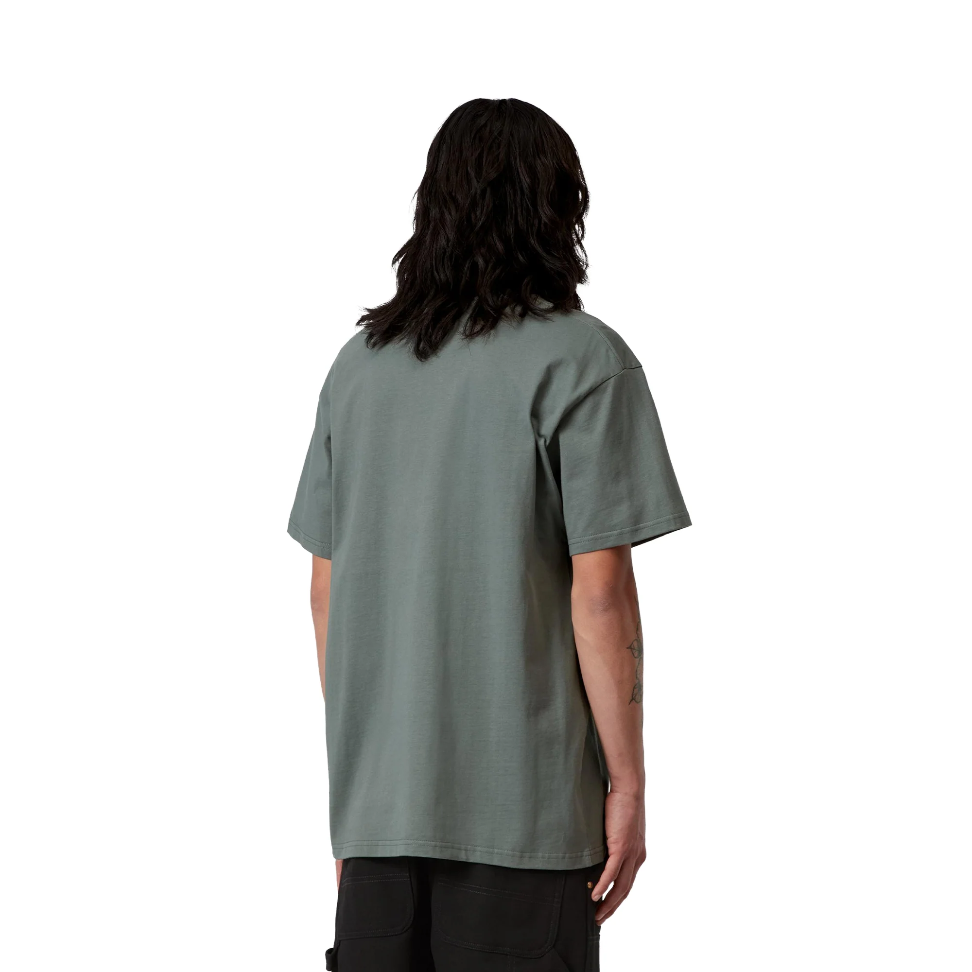Carhartt WIP S/S Chase T-Shirt Velvet Green/Gold - Image 2
