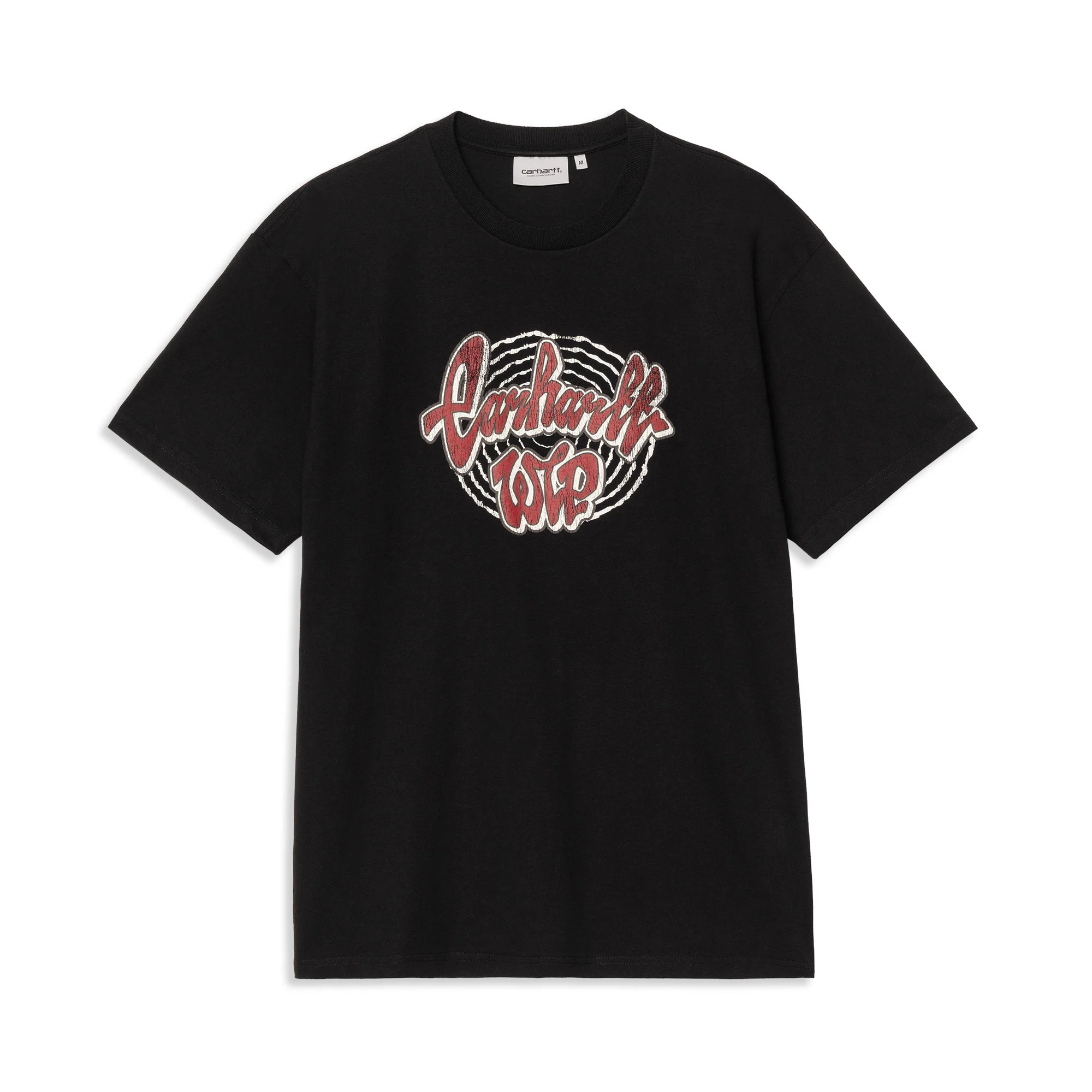 Carhartt WIP S/S Chedda T-Shirt Black heavy stone wash - Image 2