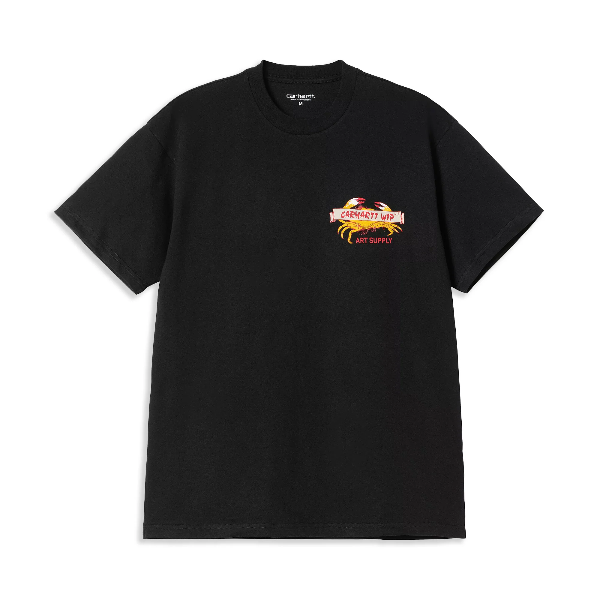 Carhartt WIP S/S Crab Paint T-Shirt Black - Image 2