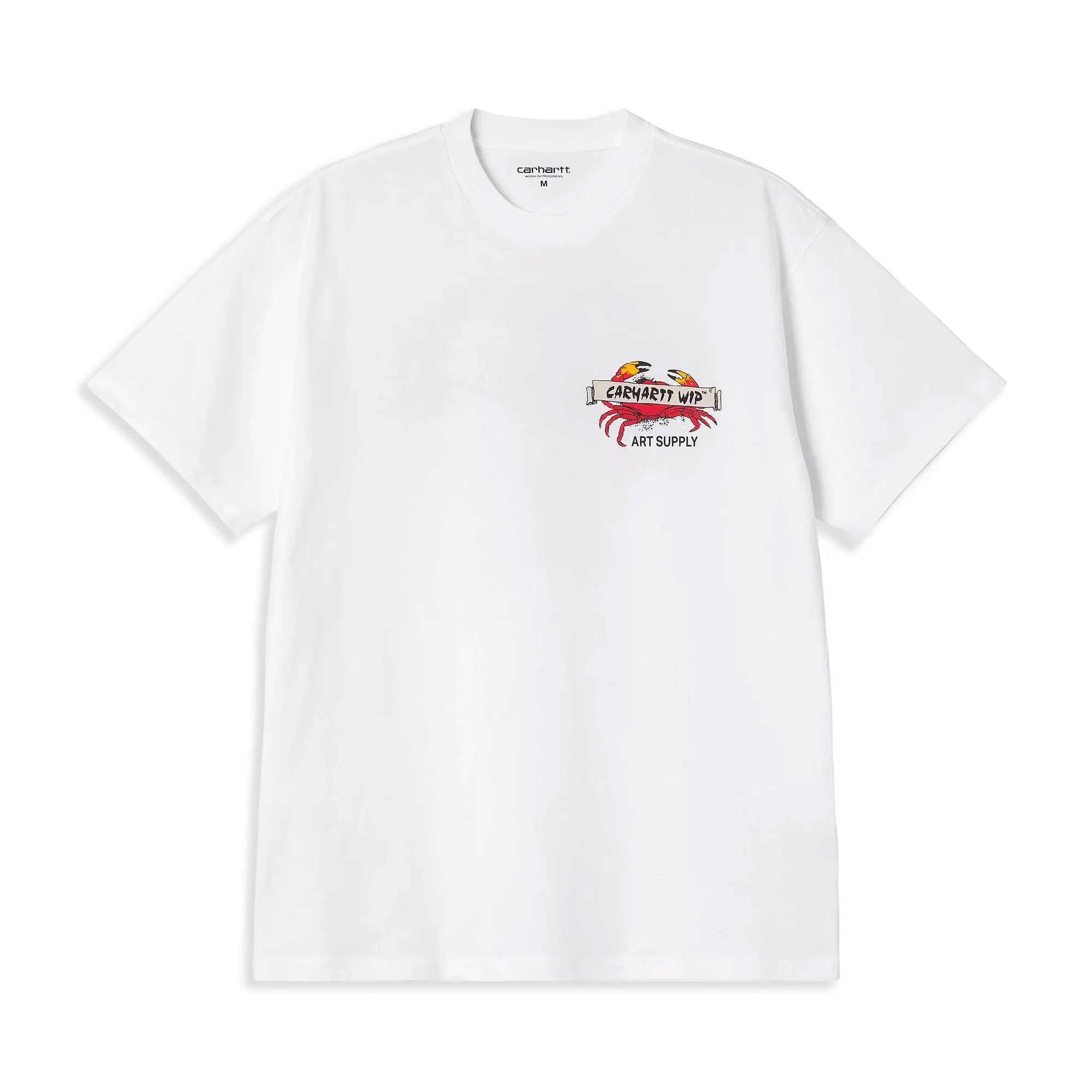 Carhartt WIP S/S Crab Paint T-Shirt White - Image 2