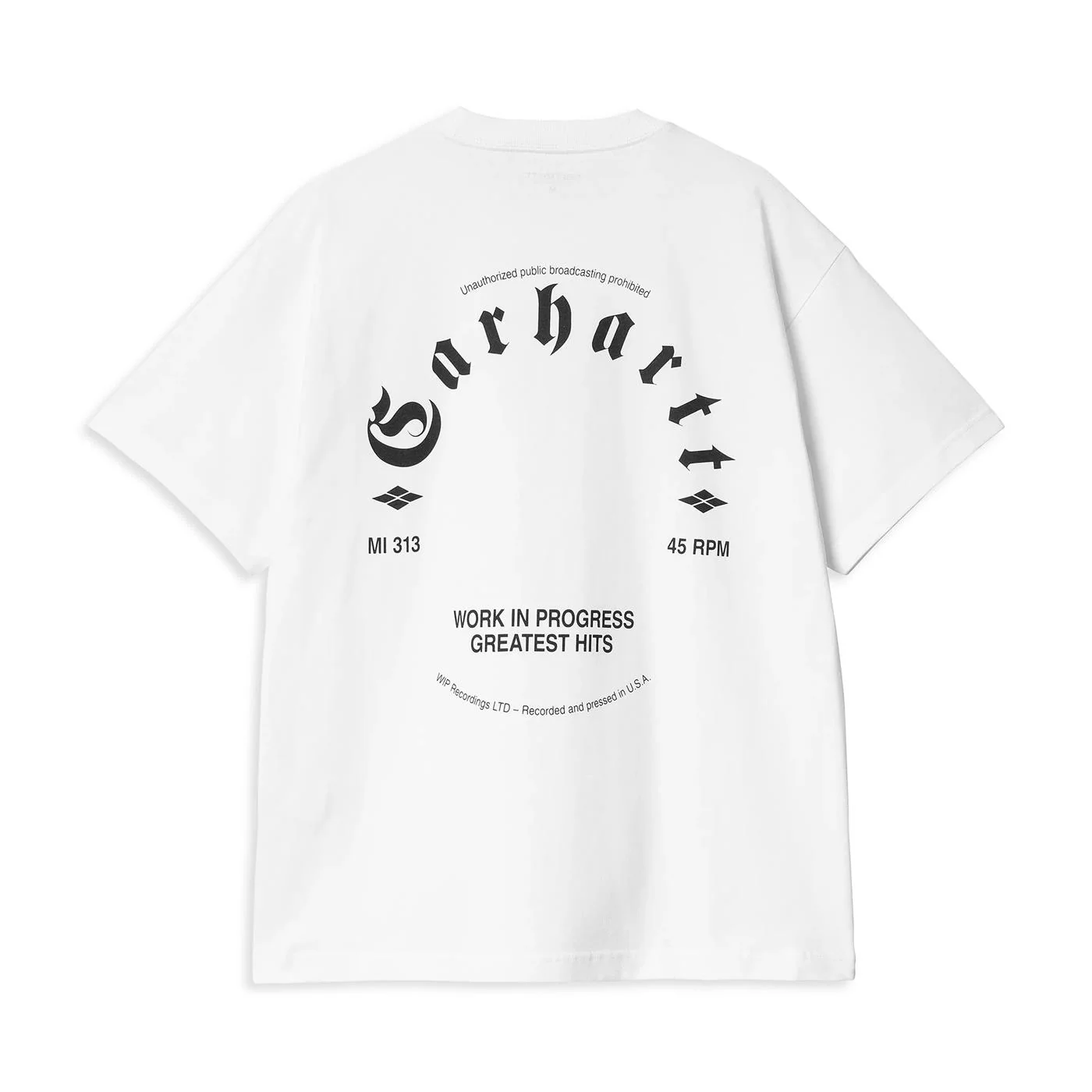 Carhartt WIP S/S Greatest Hits T-Shirt White/Black