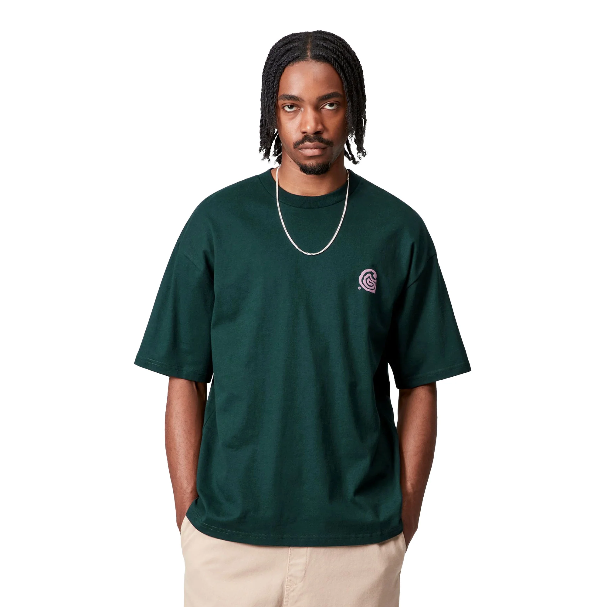 Carhartt WIP S/S Helix T-Shirt Deep Lagoon - Image 2