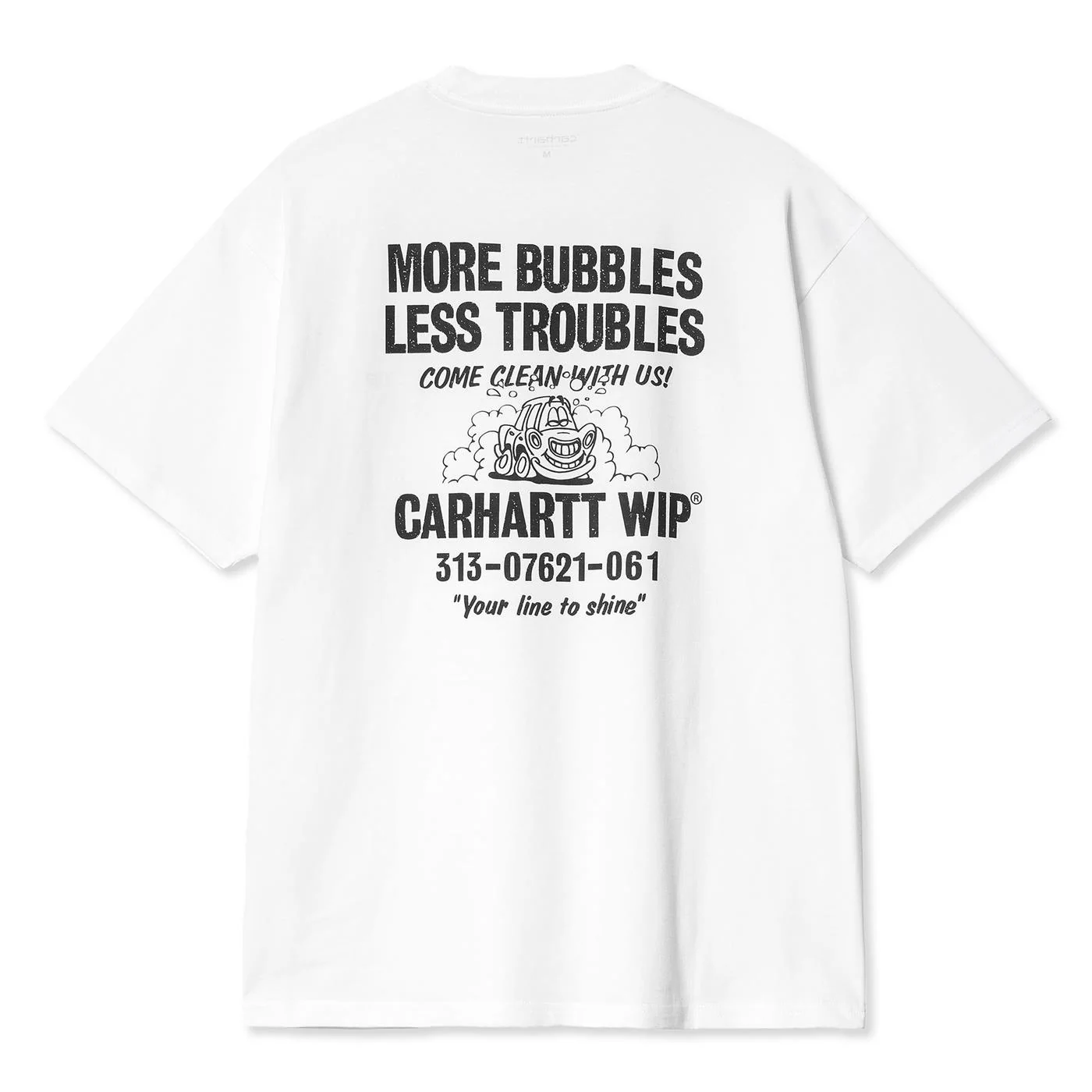 Carhartt WIP S/S Less Troubles T-Shirt White/Black
