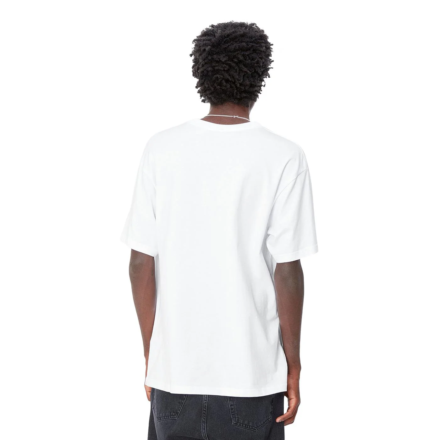 Carhartt WIP S/S Madison T-Shirt White/Black - Image 2