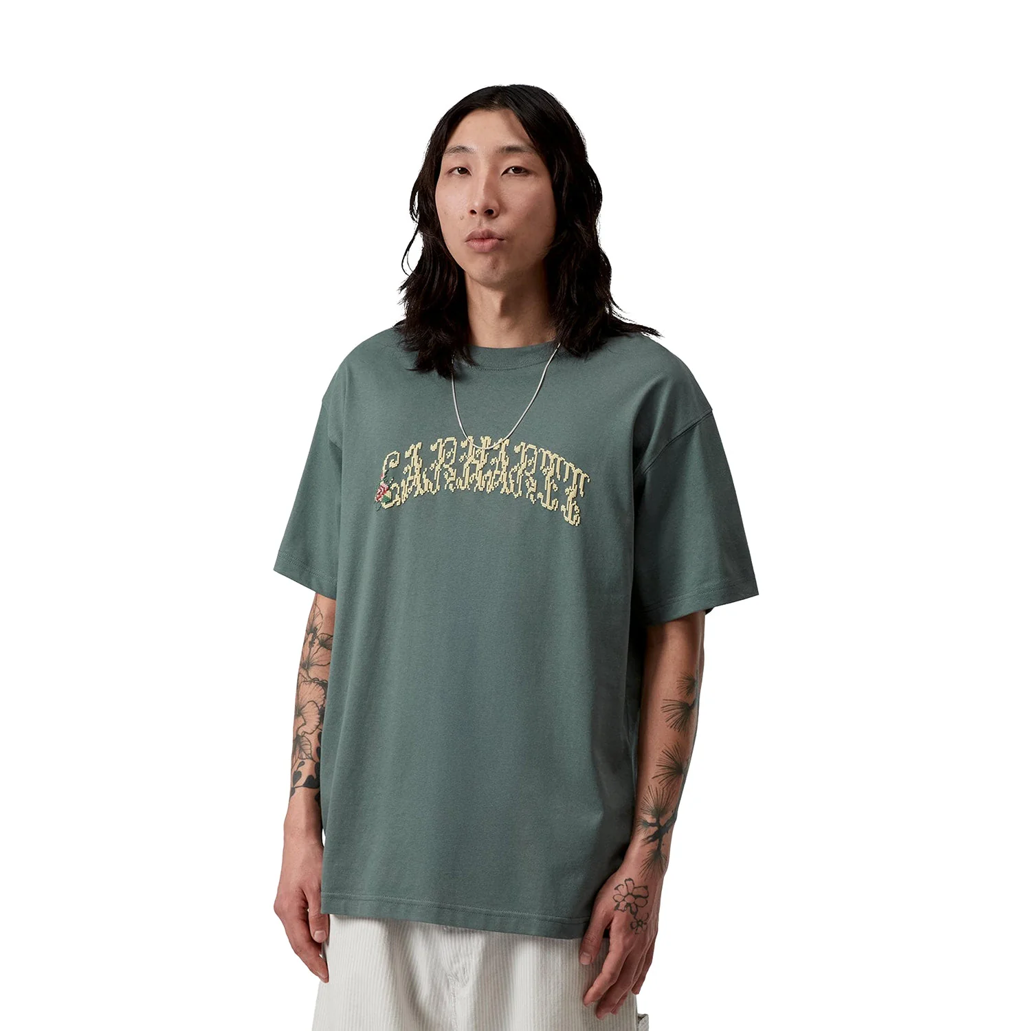 Carhartt WIP S/S Monogram T-Shirt Velvet Green
