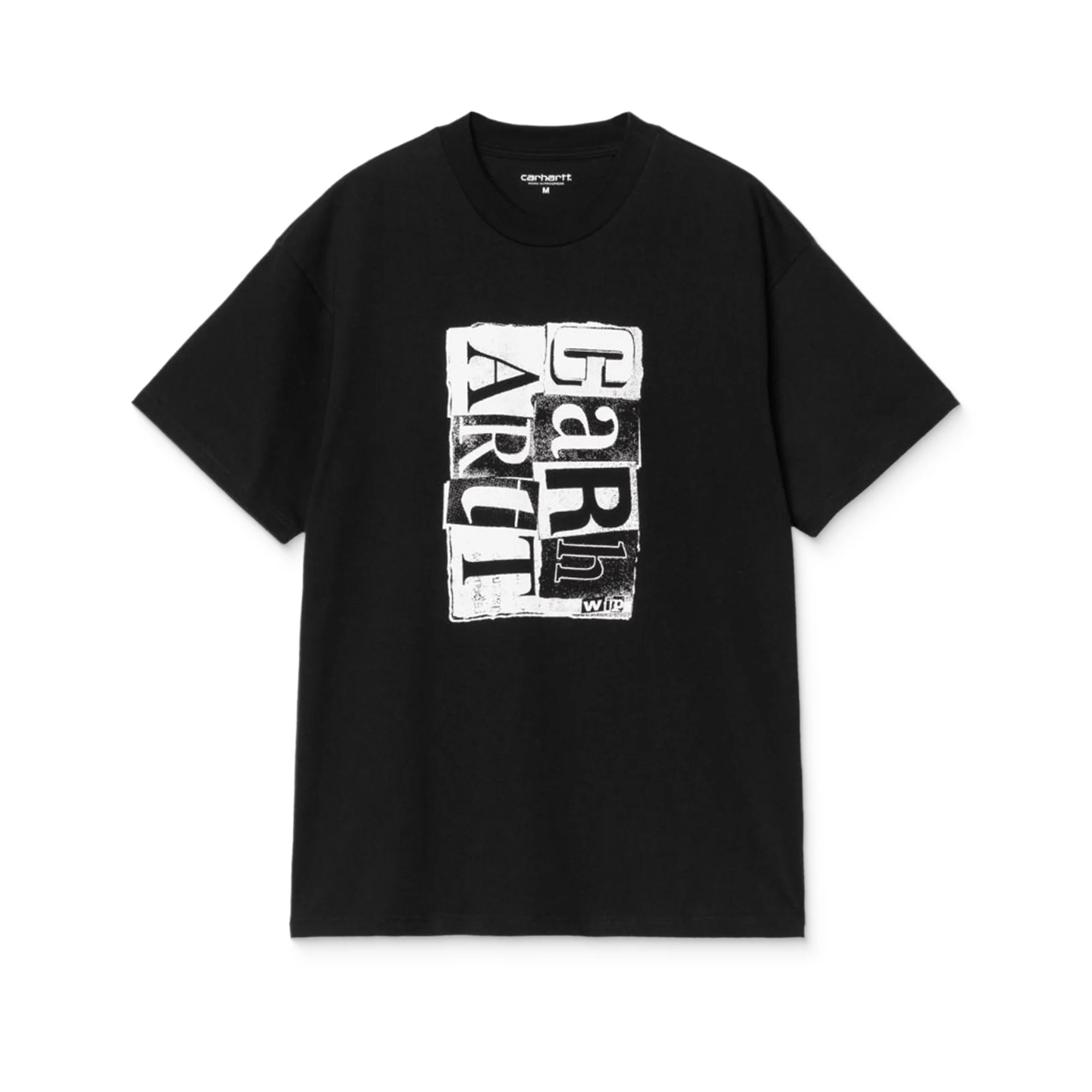 Carhartt WIP S/S Moving Letterpress T-Shirt Black