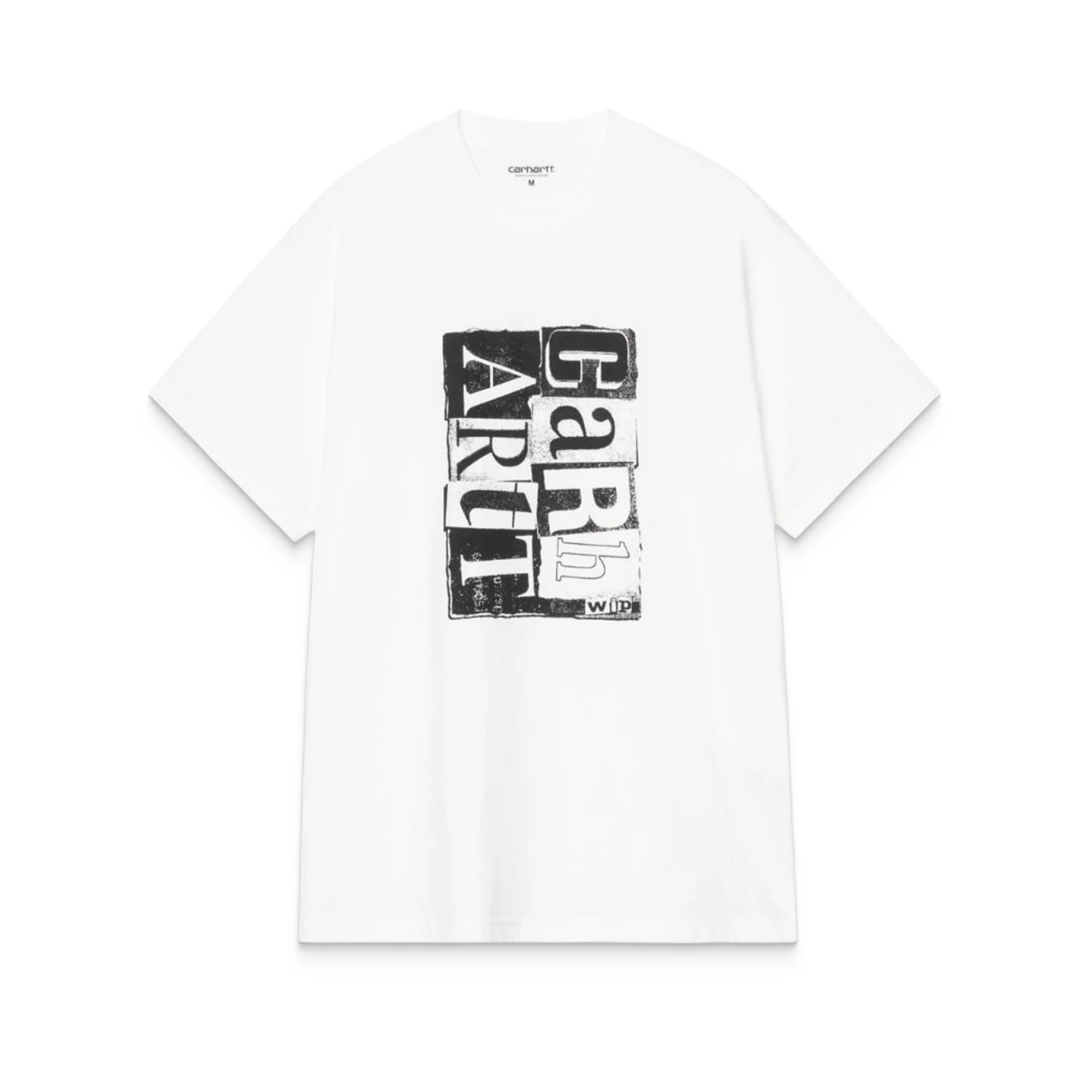 Carhartt WIP S/S Moving Letterpress T-Shirt White