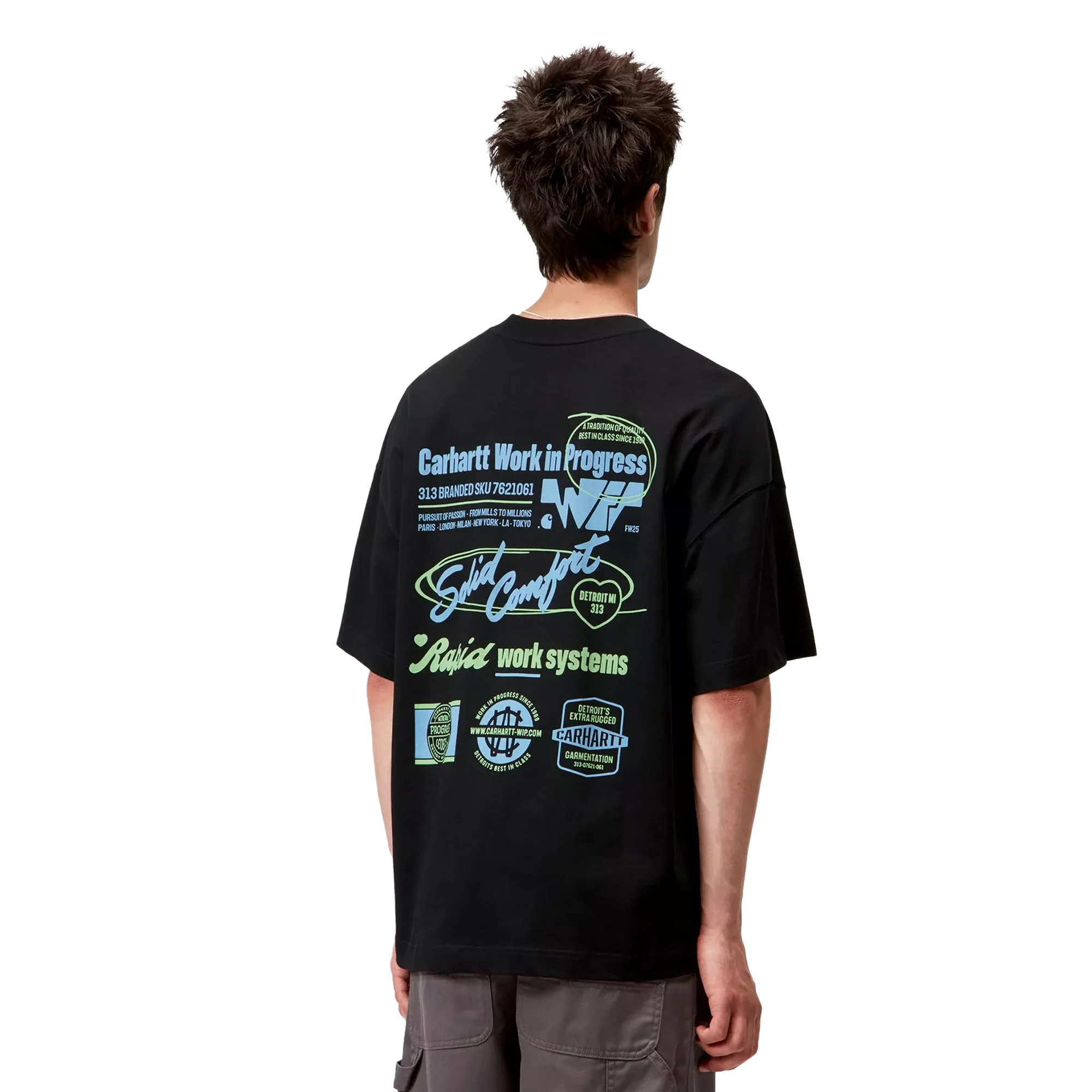 Carhartt WIP S/S Networks T-Shirt Black - Image 2
