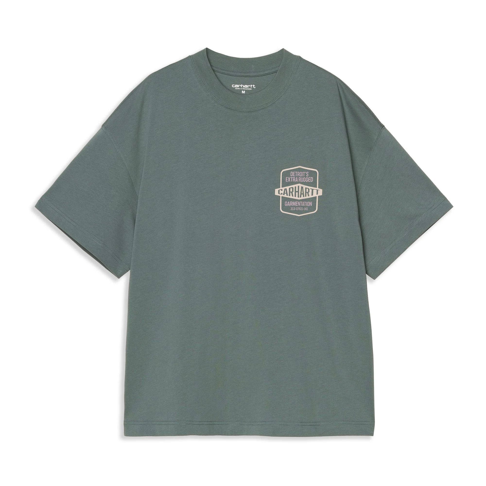 Carhartt WIP S/S Networks T-Shirt Silver Pine - Image 2