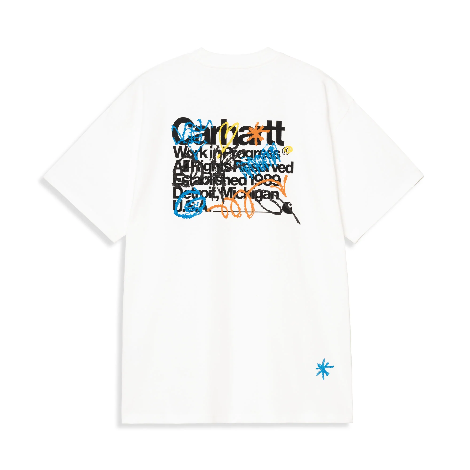 Carhartt WIP S/S Primary T-Shirt White - Image 2
