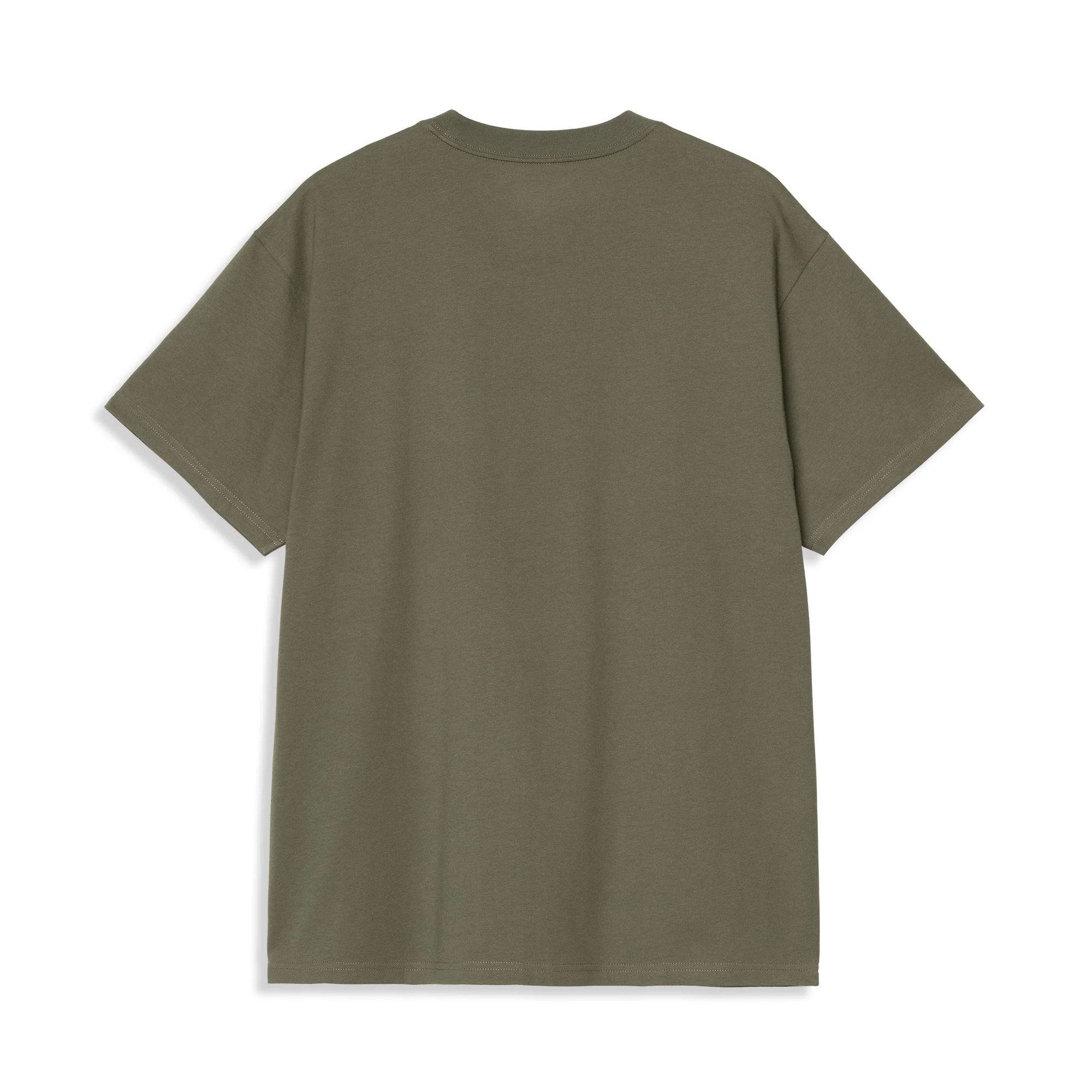 Carhartt WIP S/S Script Embroidery T-Shirt Leaf/White - Image 2