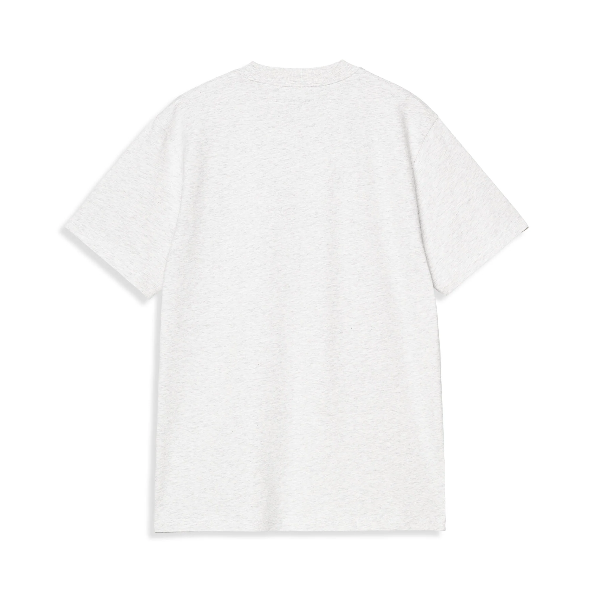 Carhartt WIP S/S Script T-Shirt Ash Heather/Cozy Purple - Image 2