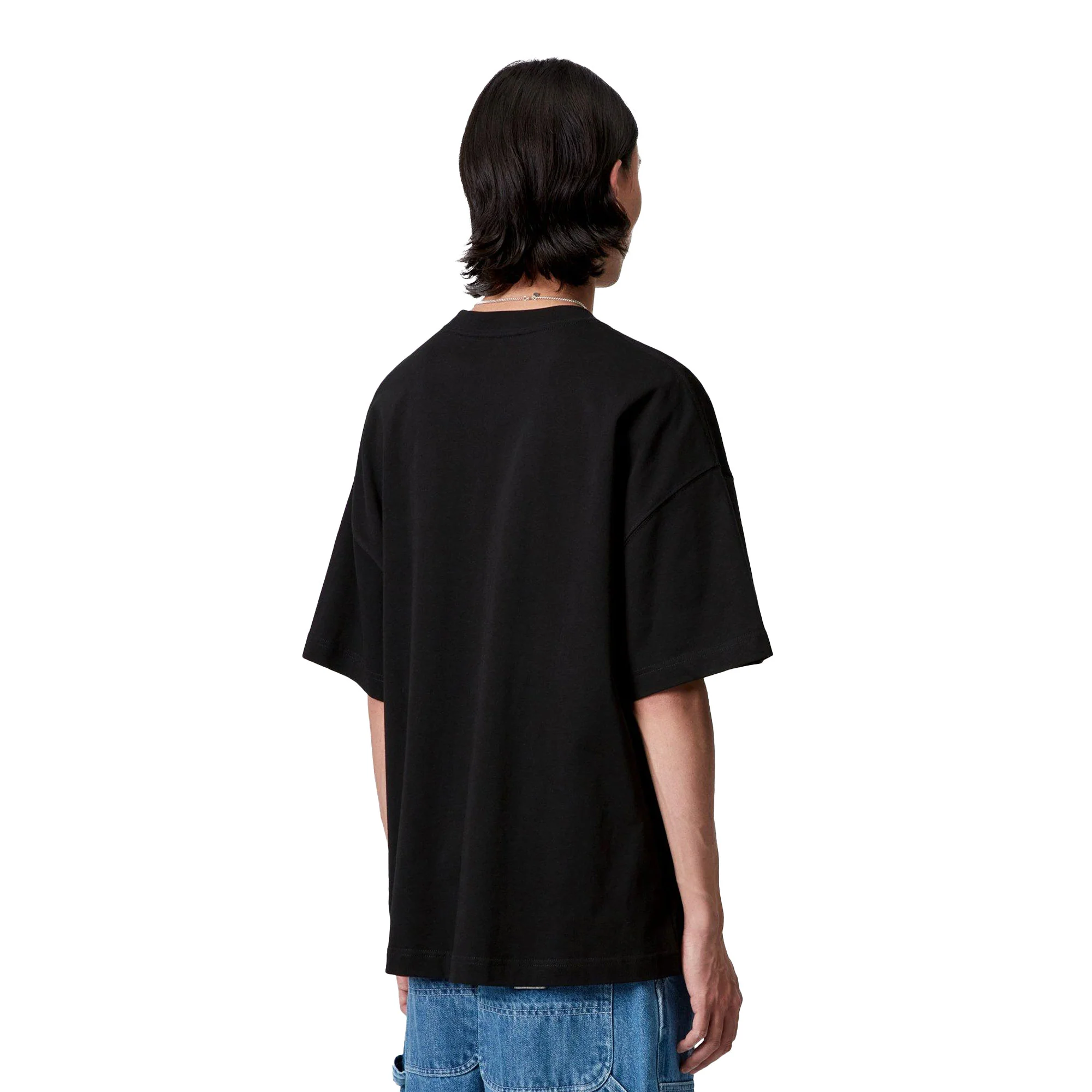 Carhartt WIP S/S Signature Script T-Shirt Black/White - Image 2