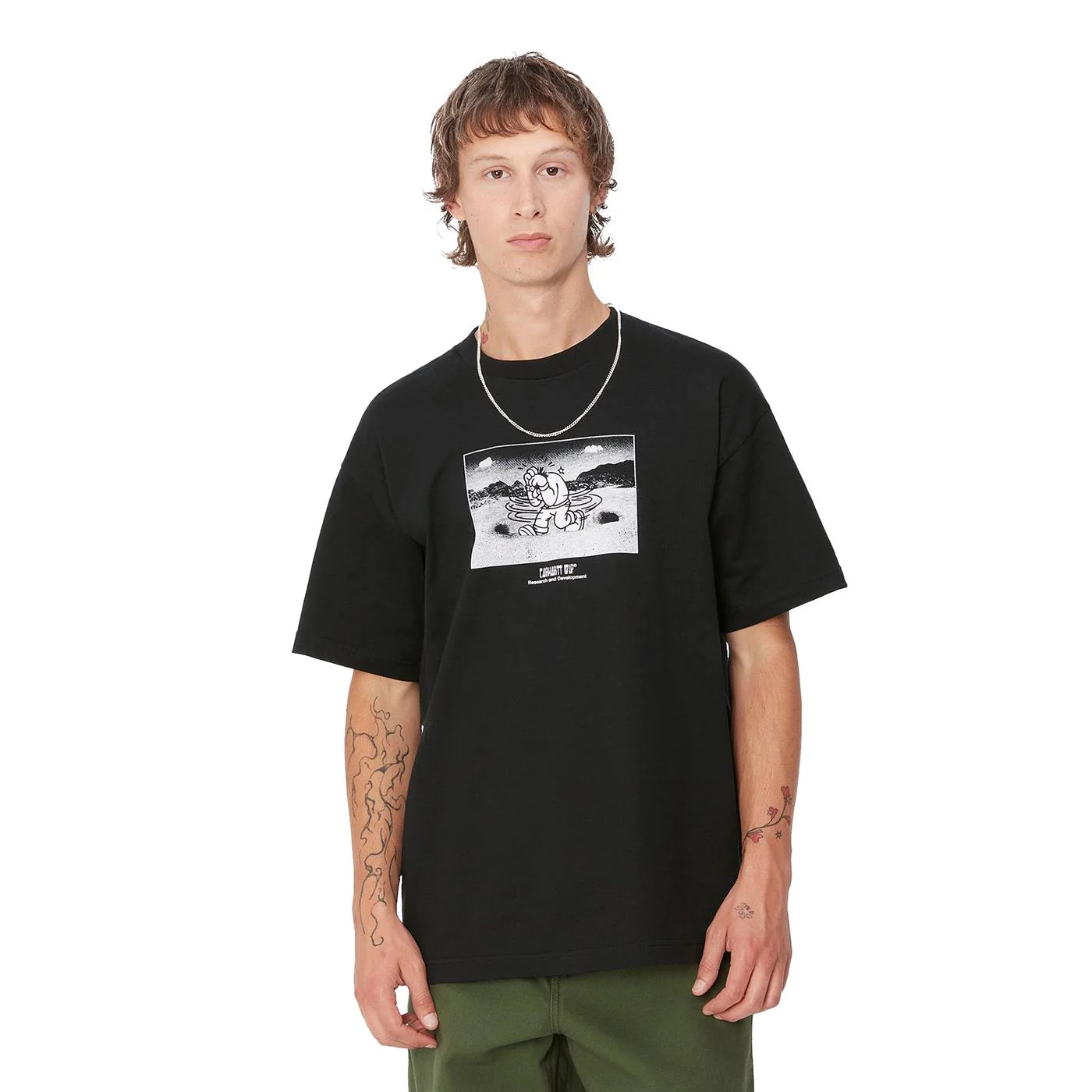 Carhartt WIP S/S Think Tank T-Shirt Black - Image 2
