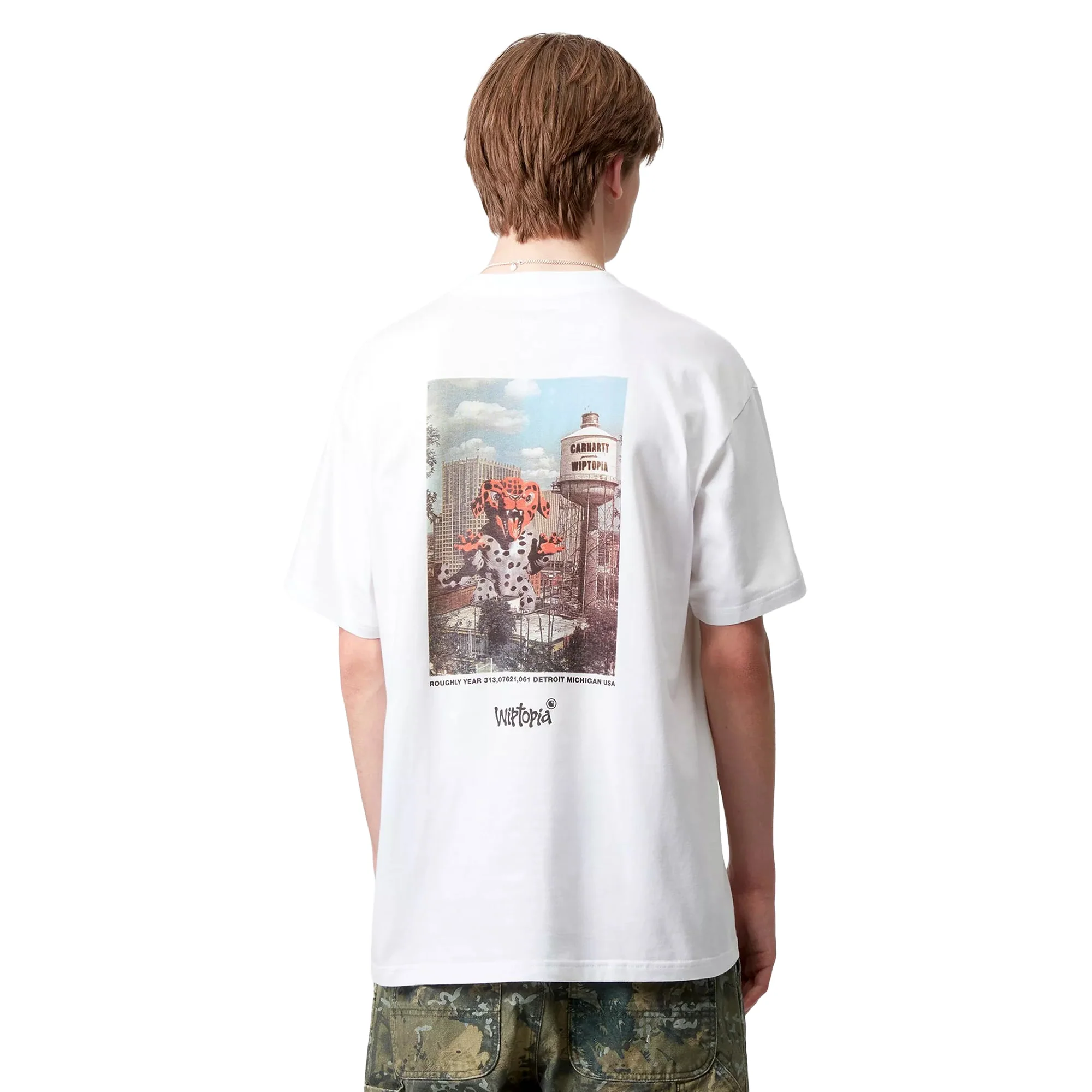 Carhartt WIP S/S Wiptopia T-Shirt White - Image 2