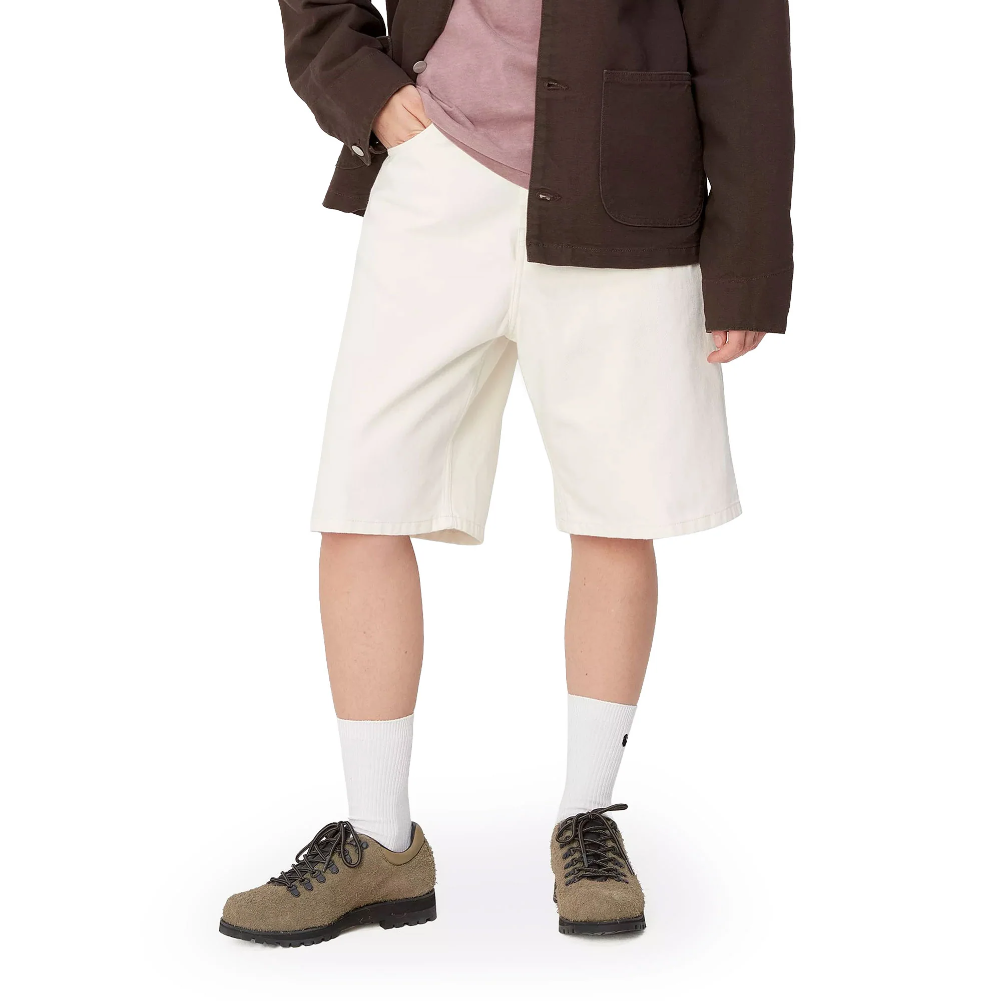 Carhartt WIP W Brandon Short White rinsed