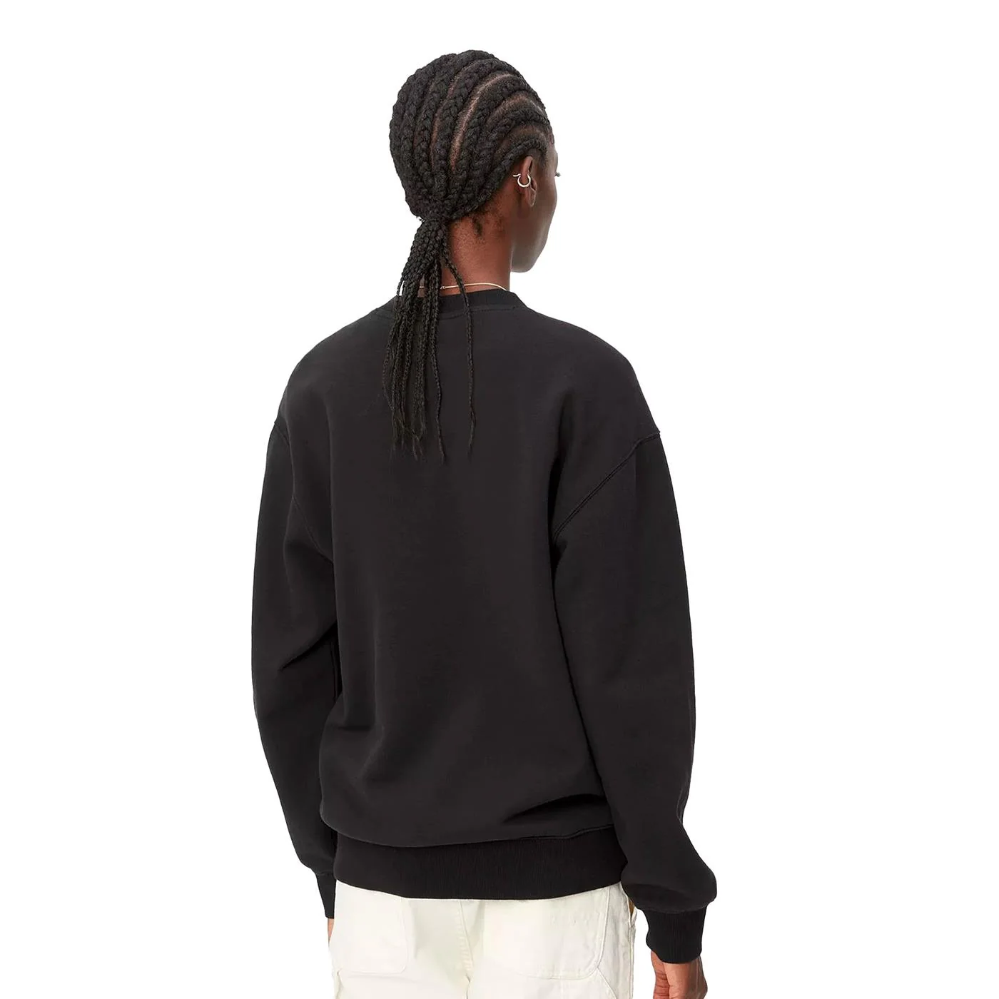 Carhartt WIP W Carhartt Sweat Black/White - Image 2