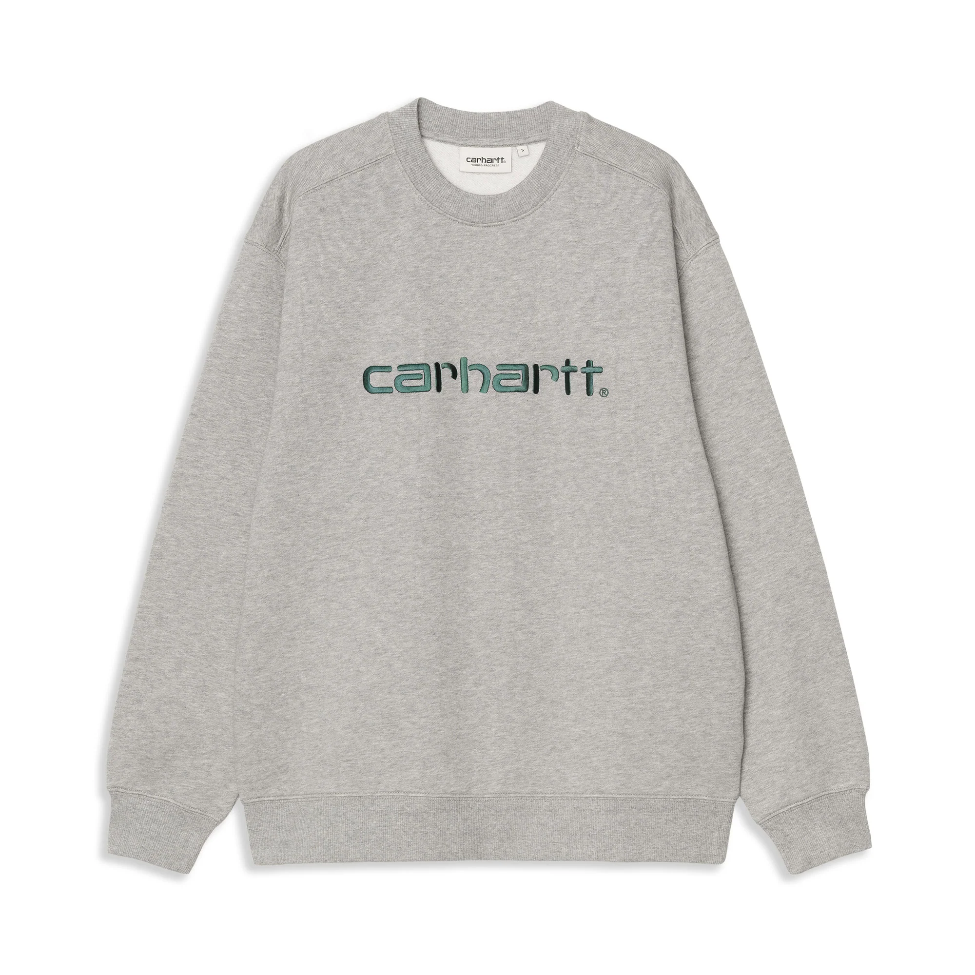 Carhartt WIP W Carhartt Sweat Grey Heather/Dark Fir