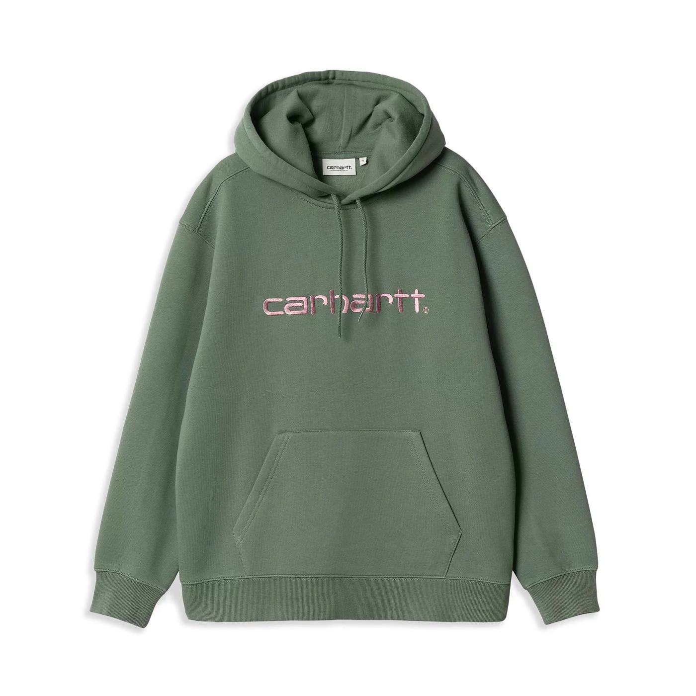 Carhartt WIP W Hooded Carhartt Sweat Park/Hortensis