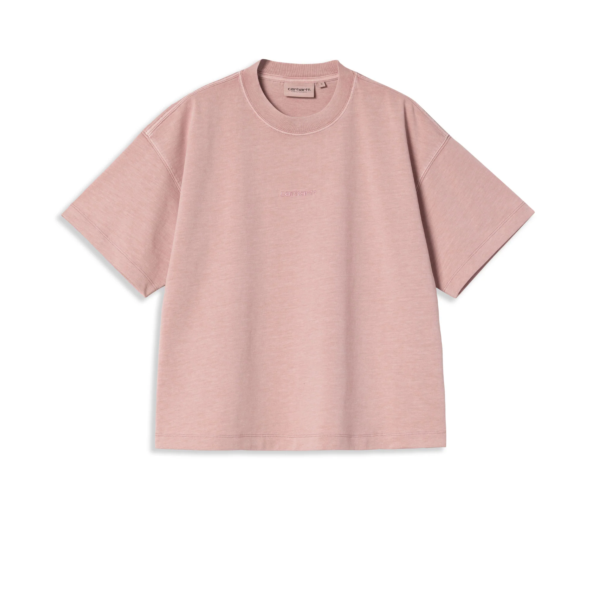Carhartt WIP W S/S Benton T-Shirt Glassy Pink garment dyed