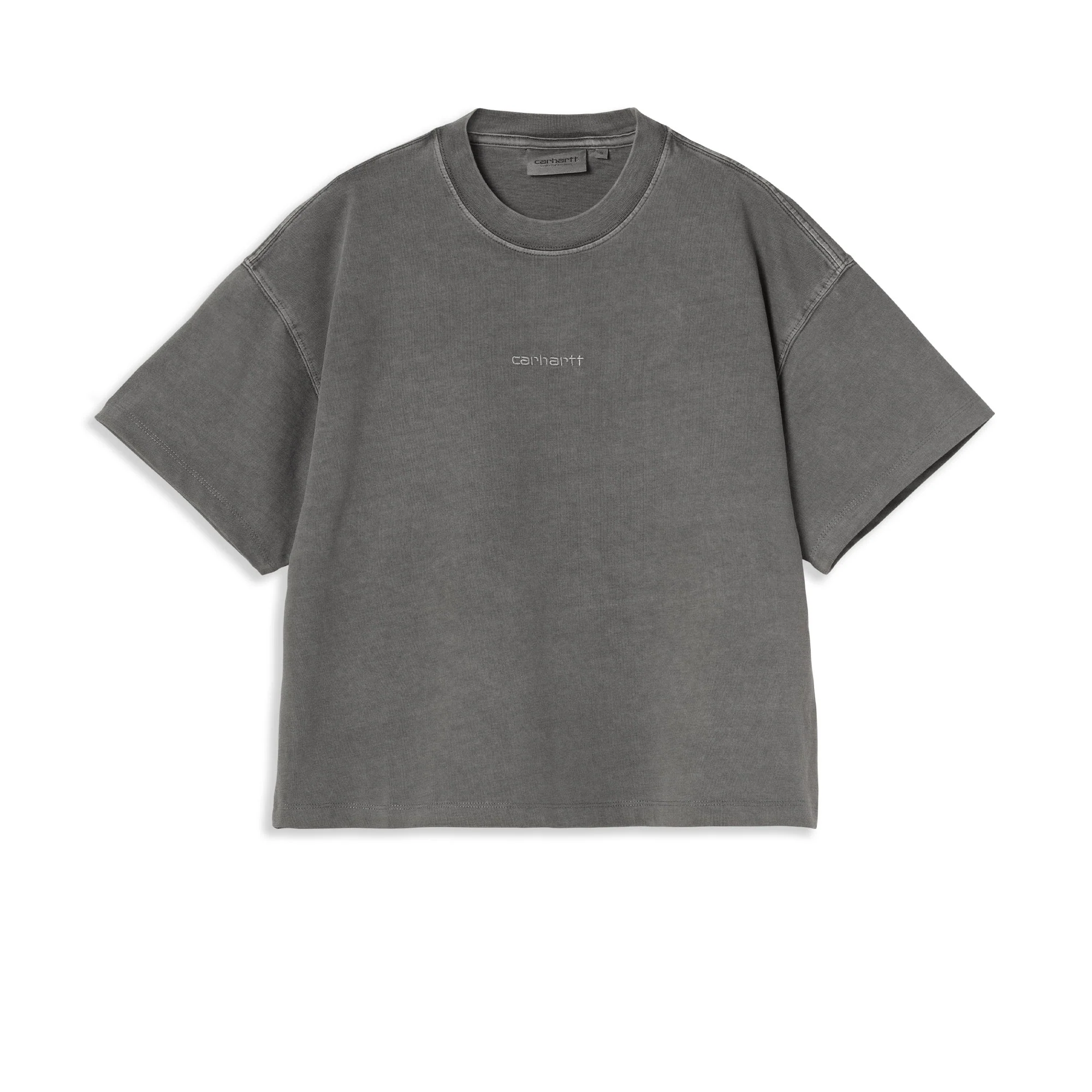 Carhartt WIP W S/S Benton T-Shirt Graphite garment dyed