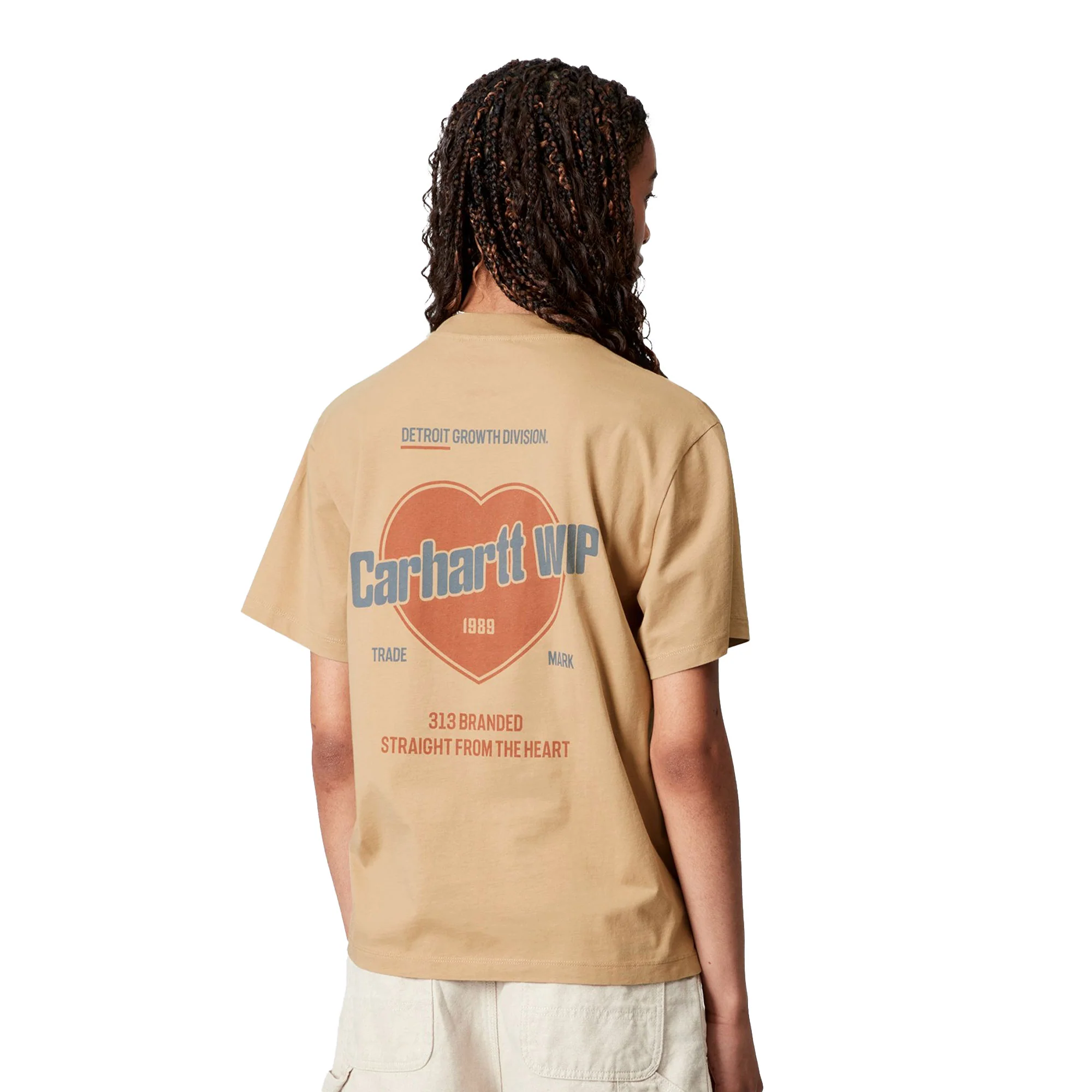 Carhartt WIP W S/S Growth T-Shirt Dusty Hamilton Brown
