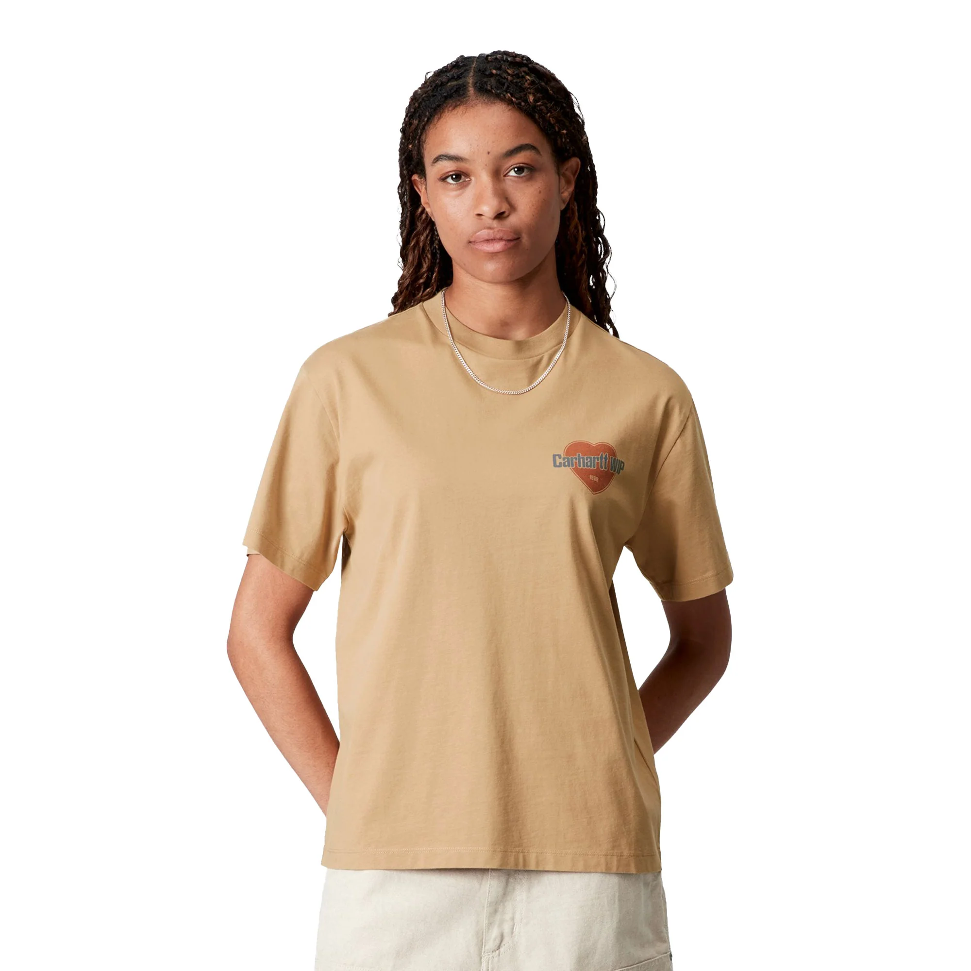 Carhartt WIP W S/S Growth T-Shirt Dusty Hamilton Brown - Image 2