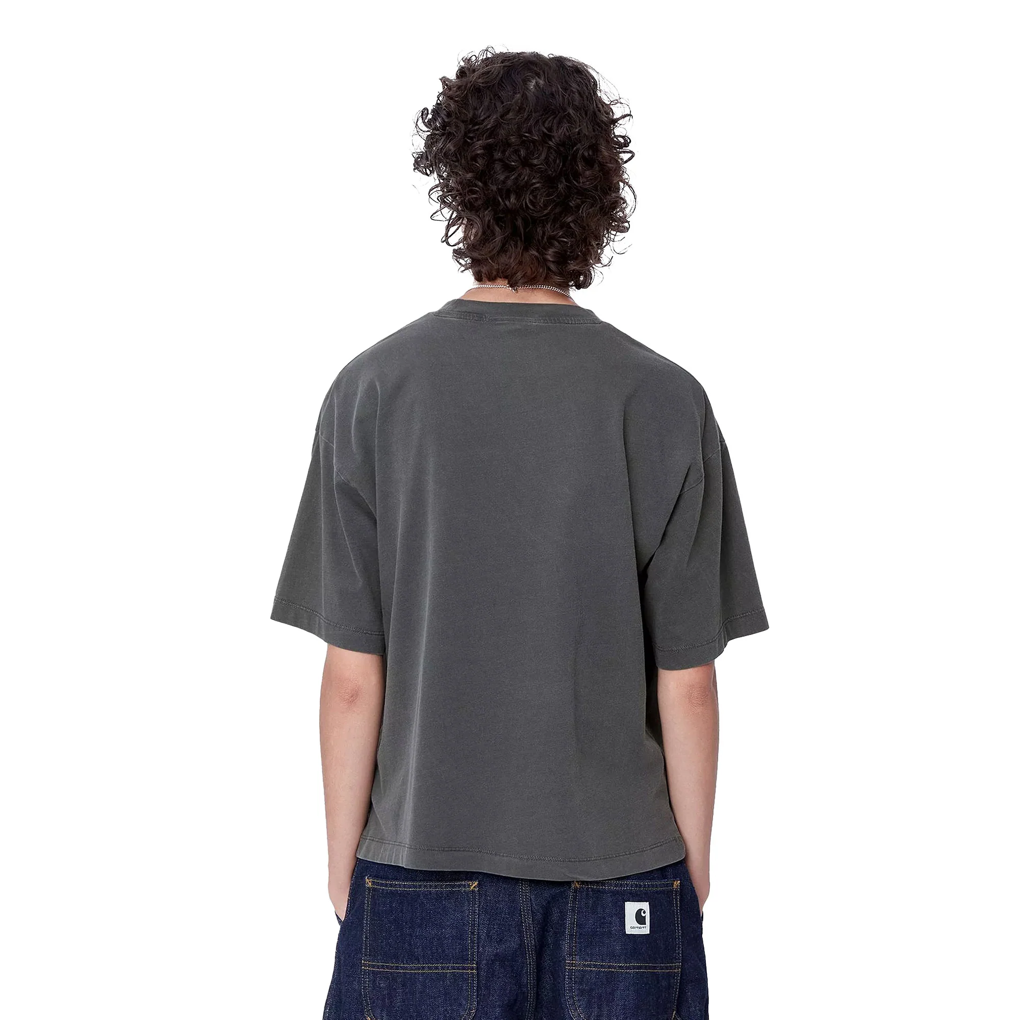 Carhartt WIP W S/S Nelson T-Shirt Graphite garment dyed - Image 2