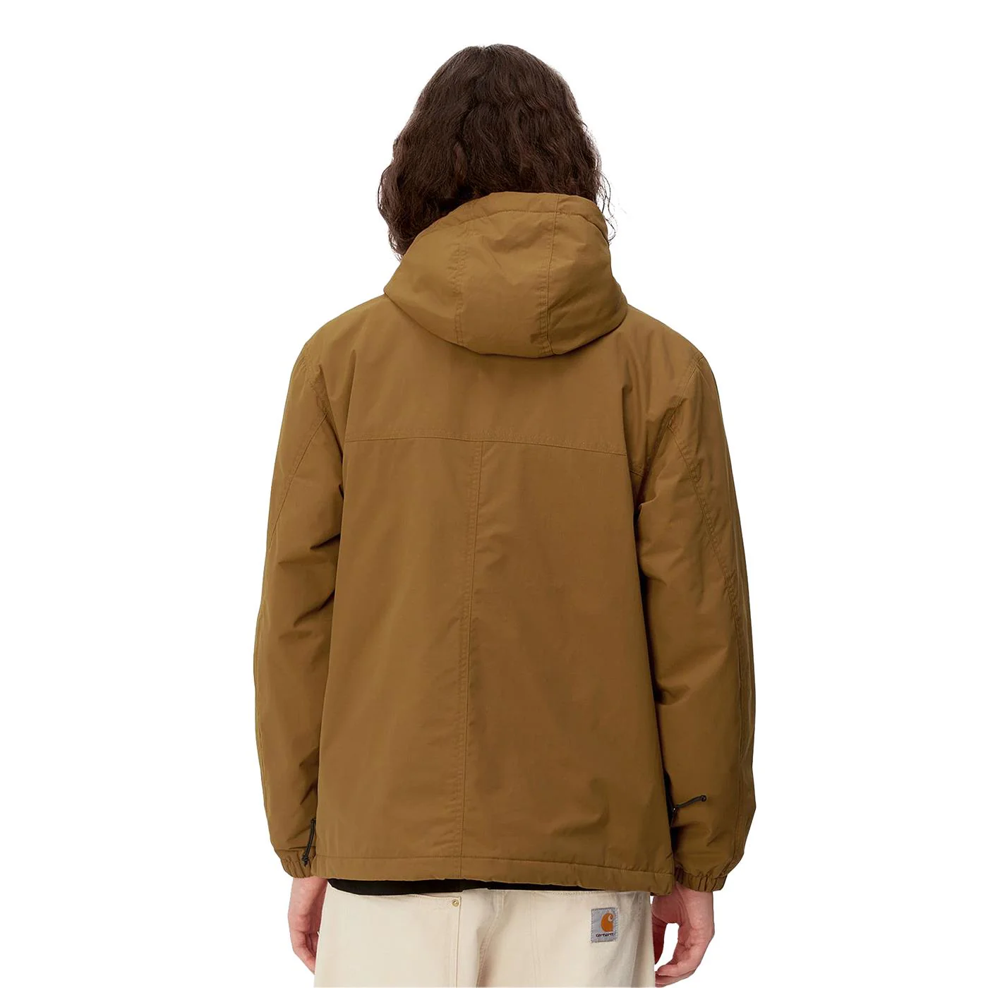 Carhartt WIP Windbreaker Pullover Deep Hamilton Brown/Black - Image 2