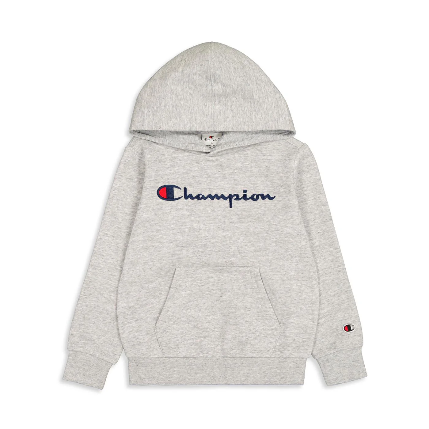 Champion Boys Hooded Sweatshirt Grey Heather
