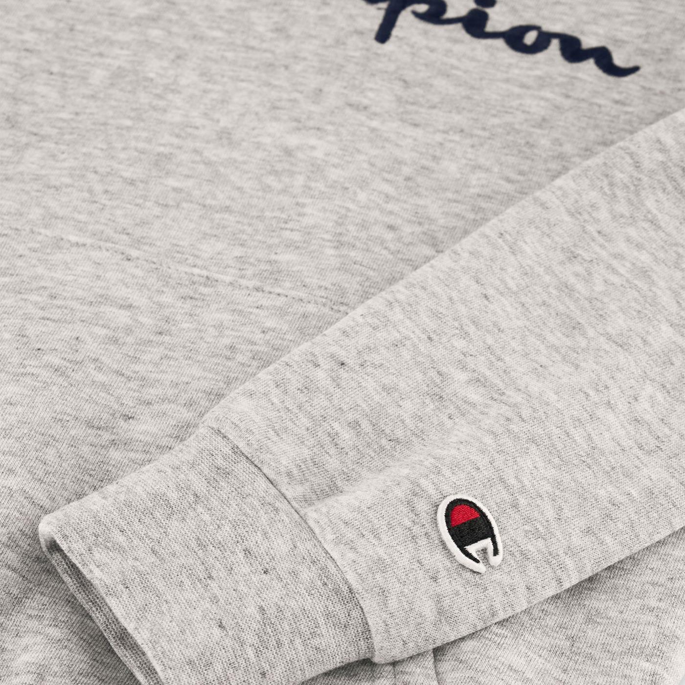Champion Boys Hooded Sweatshirt Grey Heather - Image 3