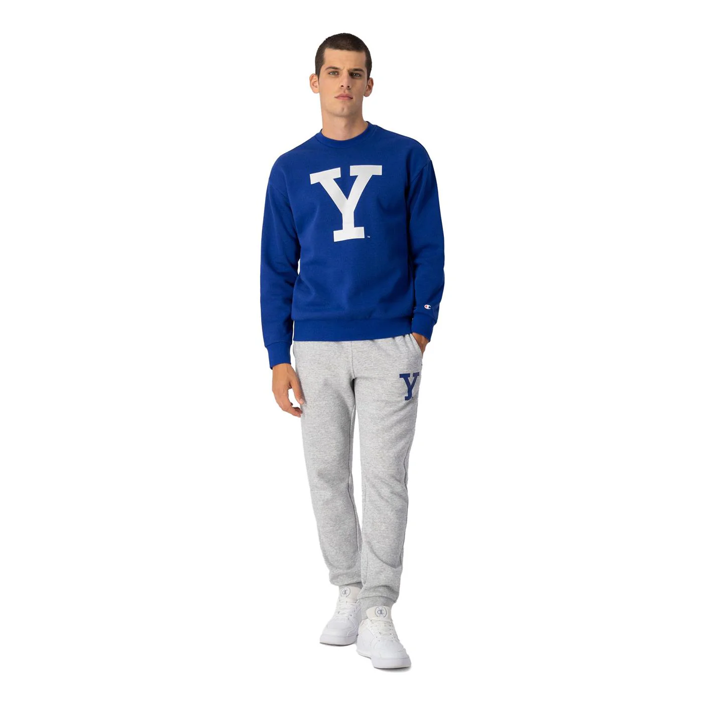 Champion Crewneck Sweatshirt Blue - Image 3